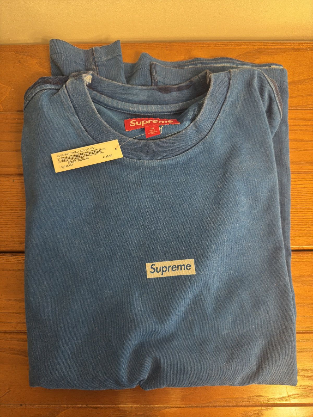 Supreme Supreme Overprint box logo - Blue - Size Medium - SS24 NEW Size US M / EU 48-50 / 2 - 3 Thumbnail
