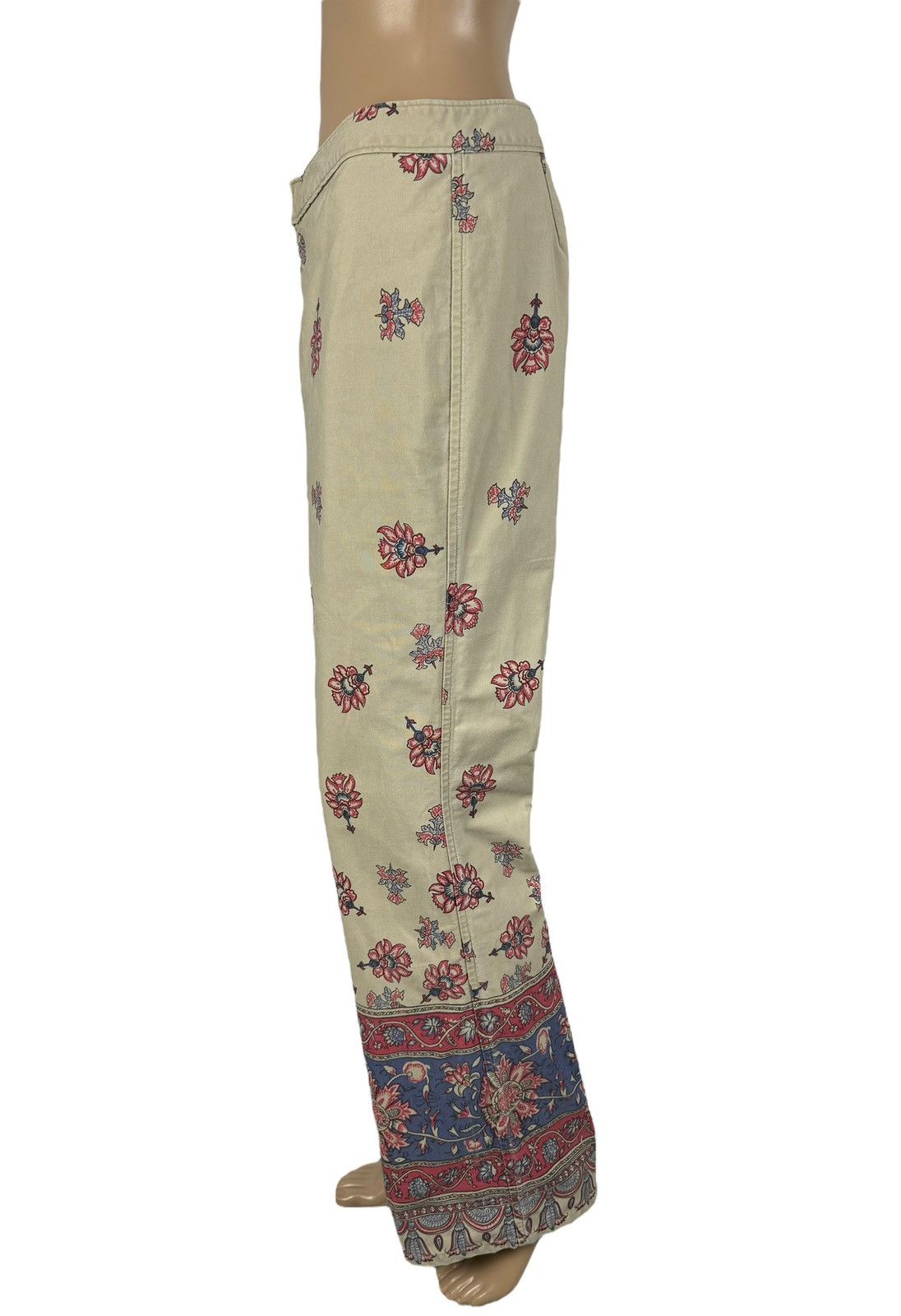 Polo Ralph Lauren × Vintage Polo Jeans Co. Ralph Lauren Vintage Pants Wide Leg Printed Size 34" / US 12 / IT 48 - 4 Thumbnail