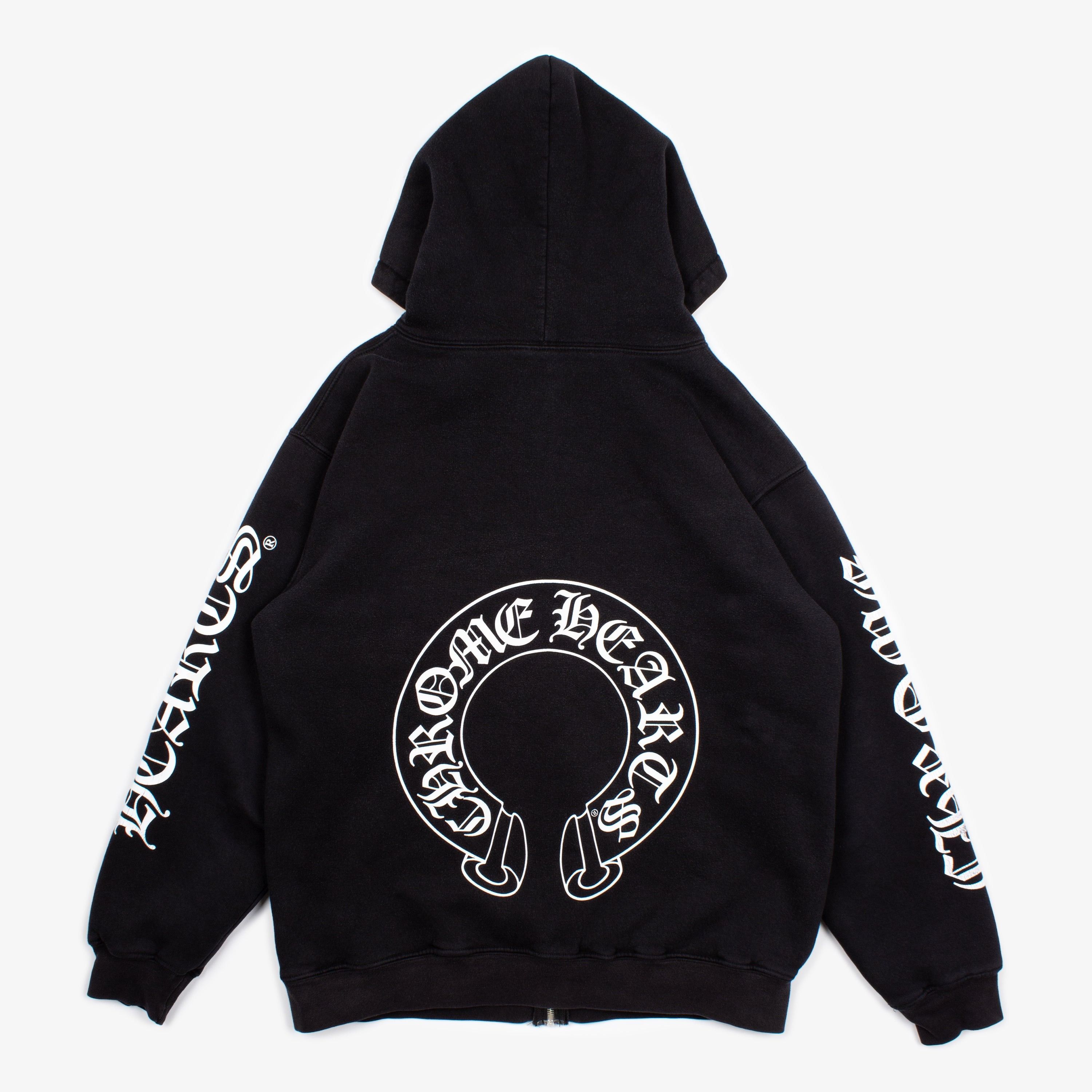 Chrome Hearts CHROME HEARTS BALCK THERMAL HORSESHOE HOODIE (OG) Size US L / EU 52-54 / 3 - 3 Thumbnail