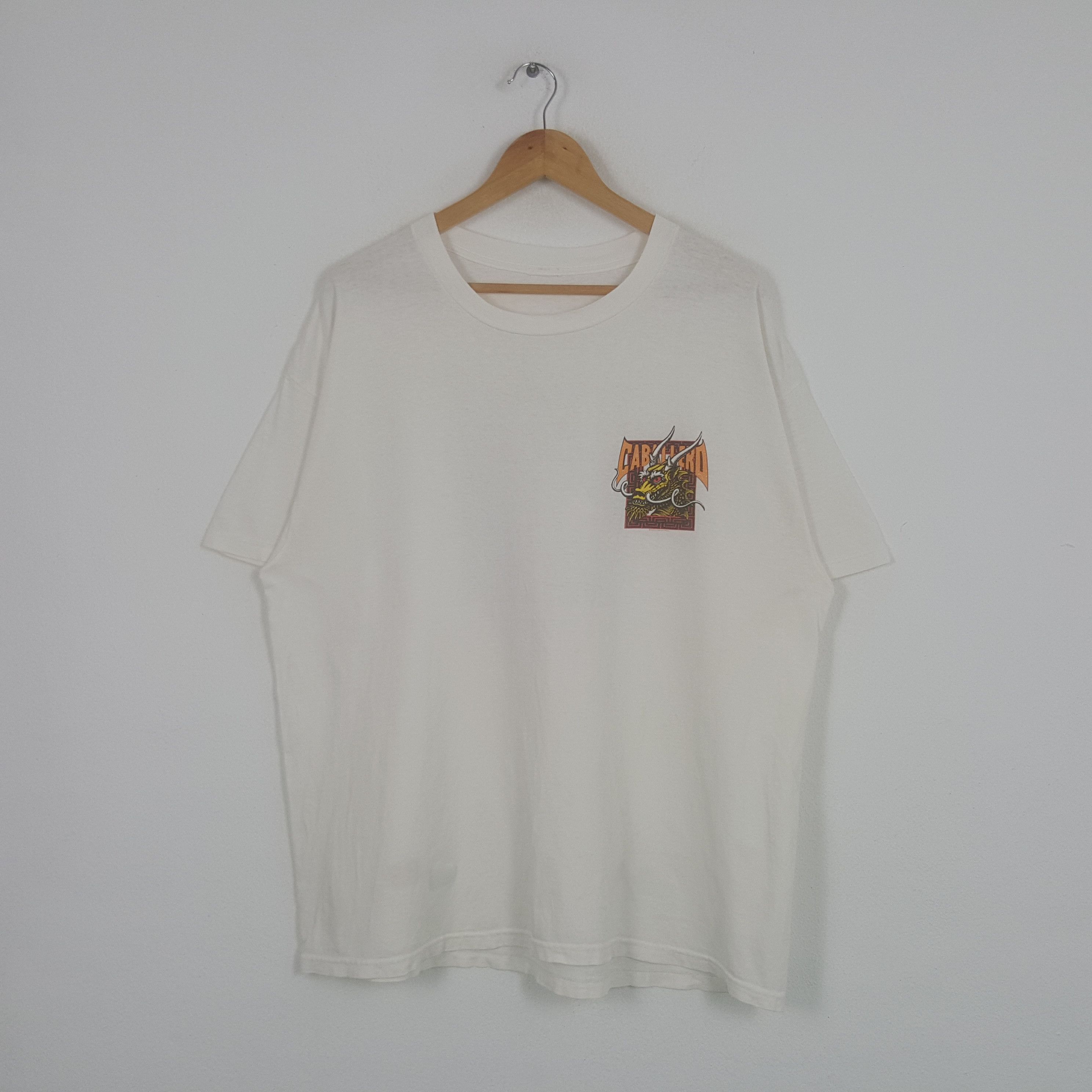 Powell Peralta × Vintage Vintage Powell Peralta American Skateboard Tshirt Size US XL / EU 56 / 4 - 3 Thumbnail