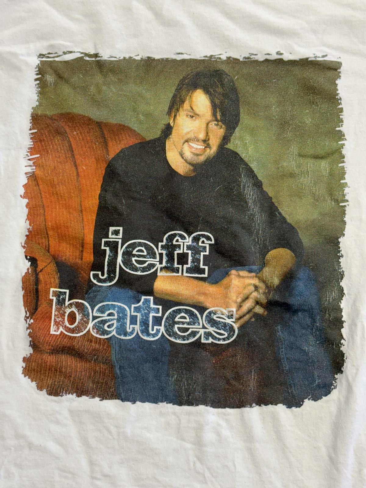 Gildan Country Singer T-shirt Jeff Bates Tour Tee - Large Size US L / EU 52-54 / 3 - 4 Thumbnail