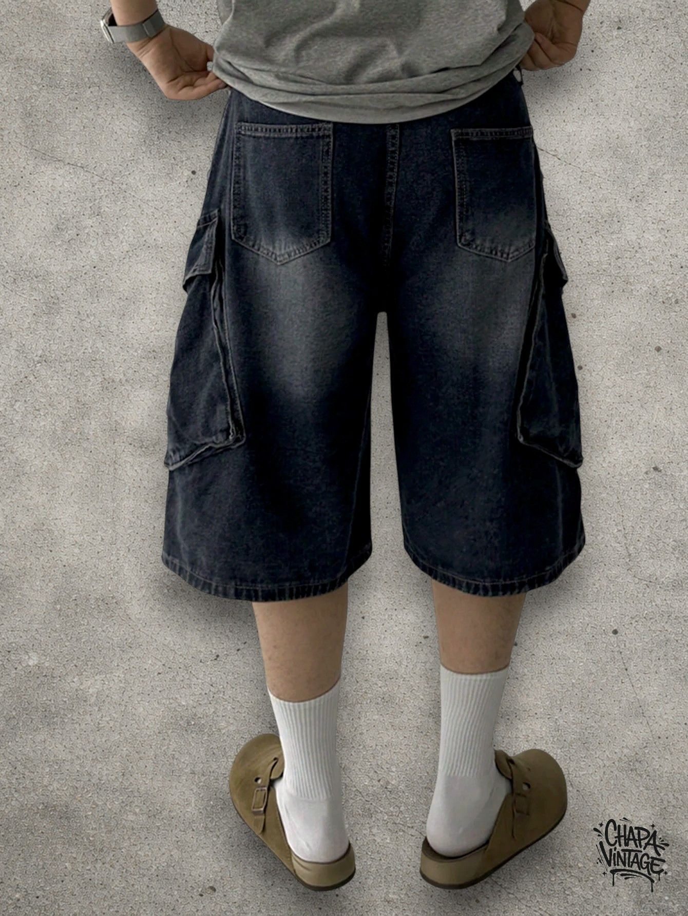 Japanese Brand Washed opium cargo shorts Size US 34 / EU 50 - 2 Thumbnail