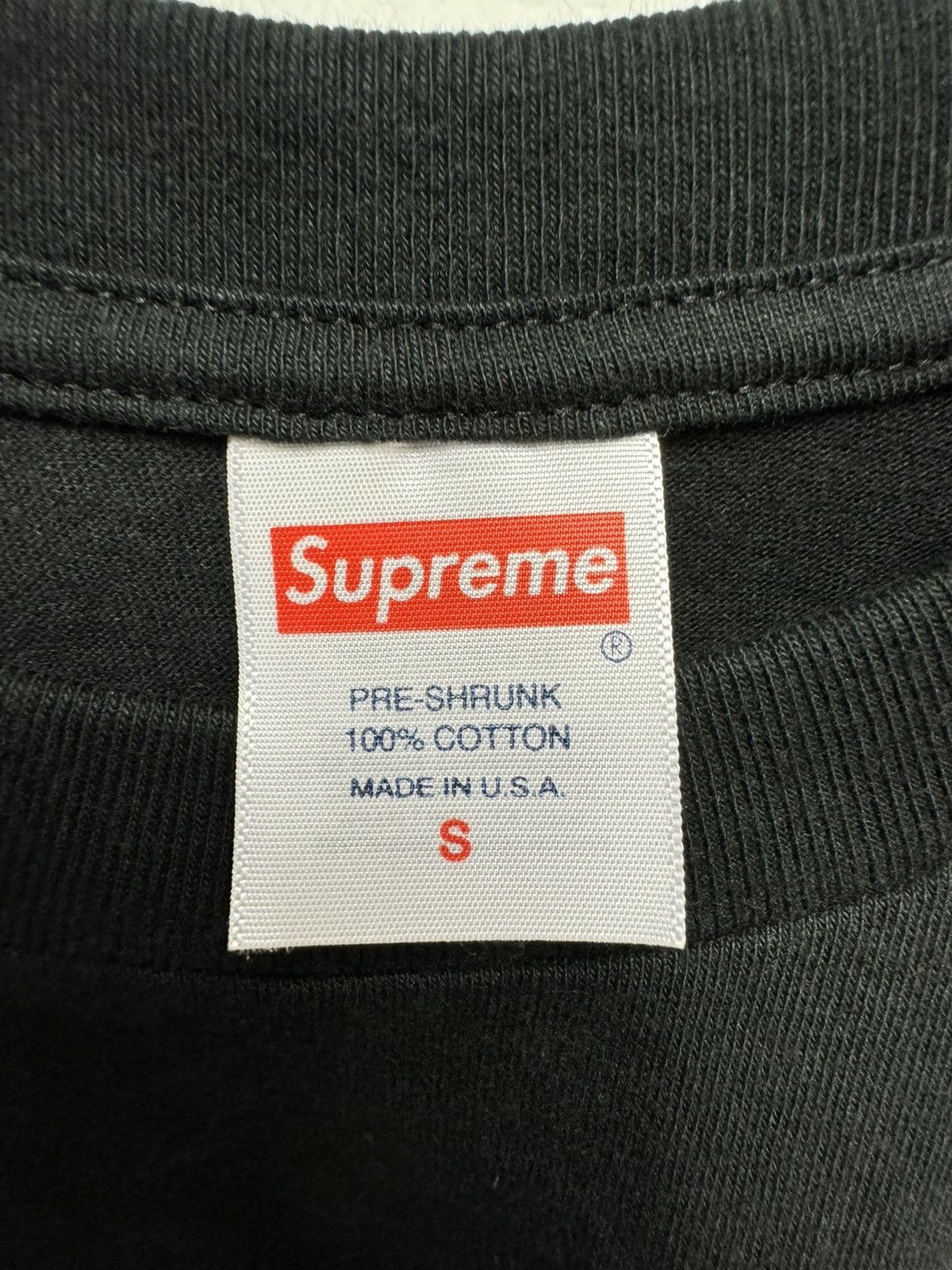 Supreme Supreme blank tee black Size US S / EU 44-46 / 1 - 3 Thumbnail