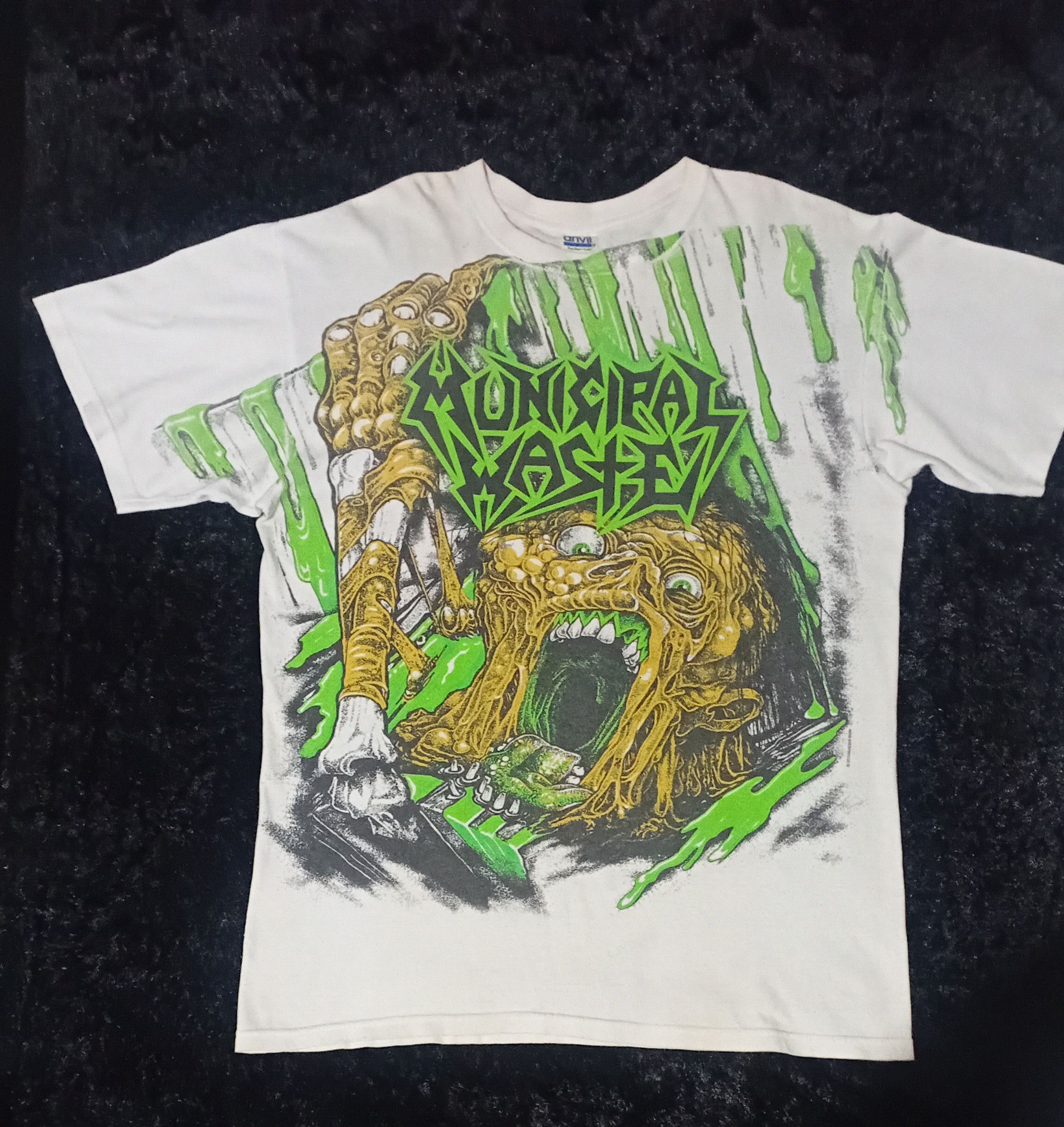 Band Tees × Vintage Vintage Municipal Waste Shirt,Suicidal Tendencies Size US L / EU 52-54 / 3 - 5 Thumbnail