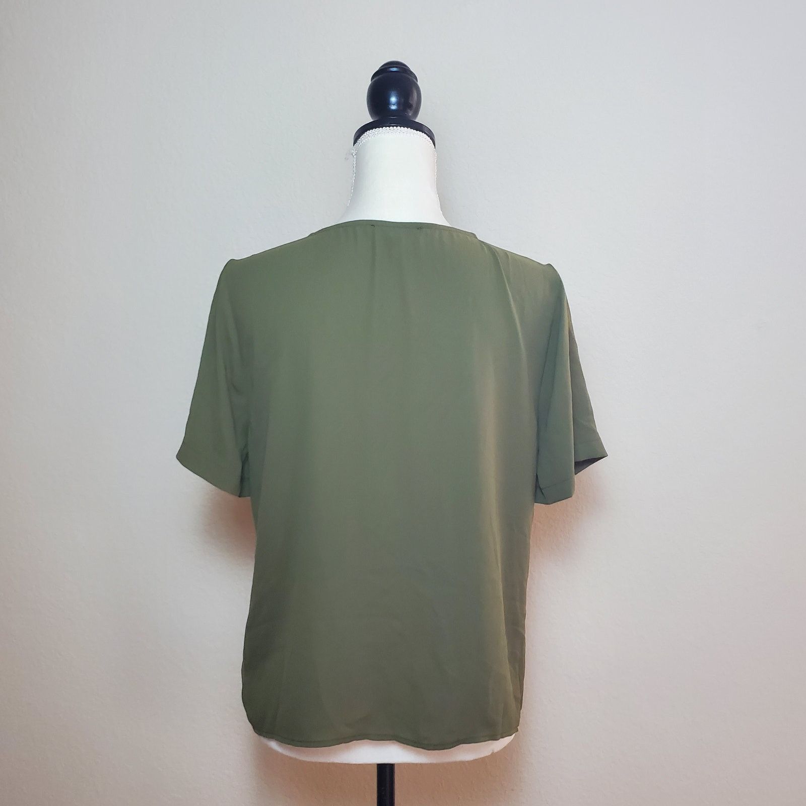 Madewell Madewell Green Novel Tie Top Medium Size M / US 6-8 / IT 42-44 - 3 Thumbnail