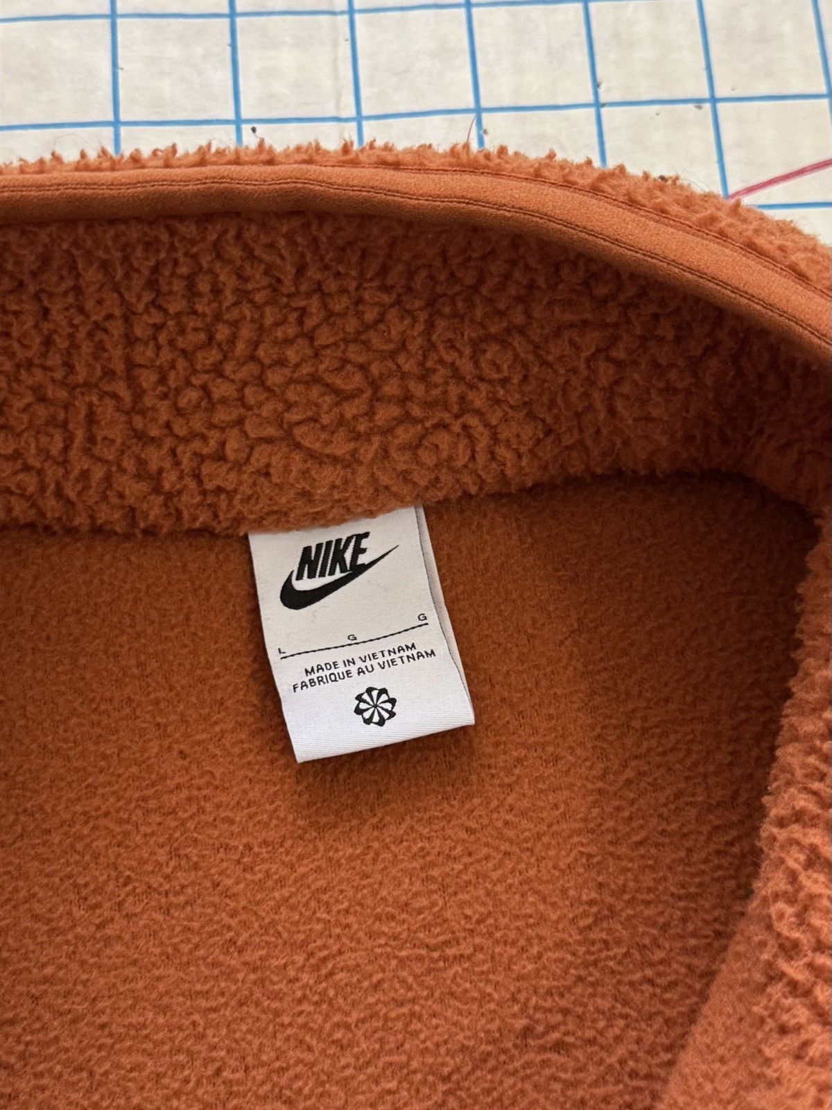 Nike Nike Deep Pile Full Zip Fleece Mens Size Large Orange Size US L / EU 52-54 / 3 - 5 Thumbnail