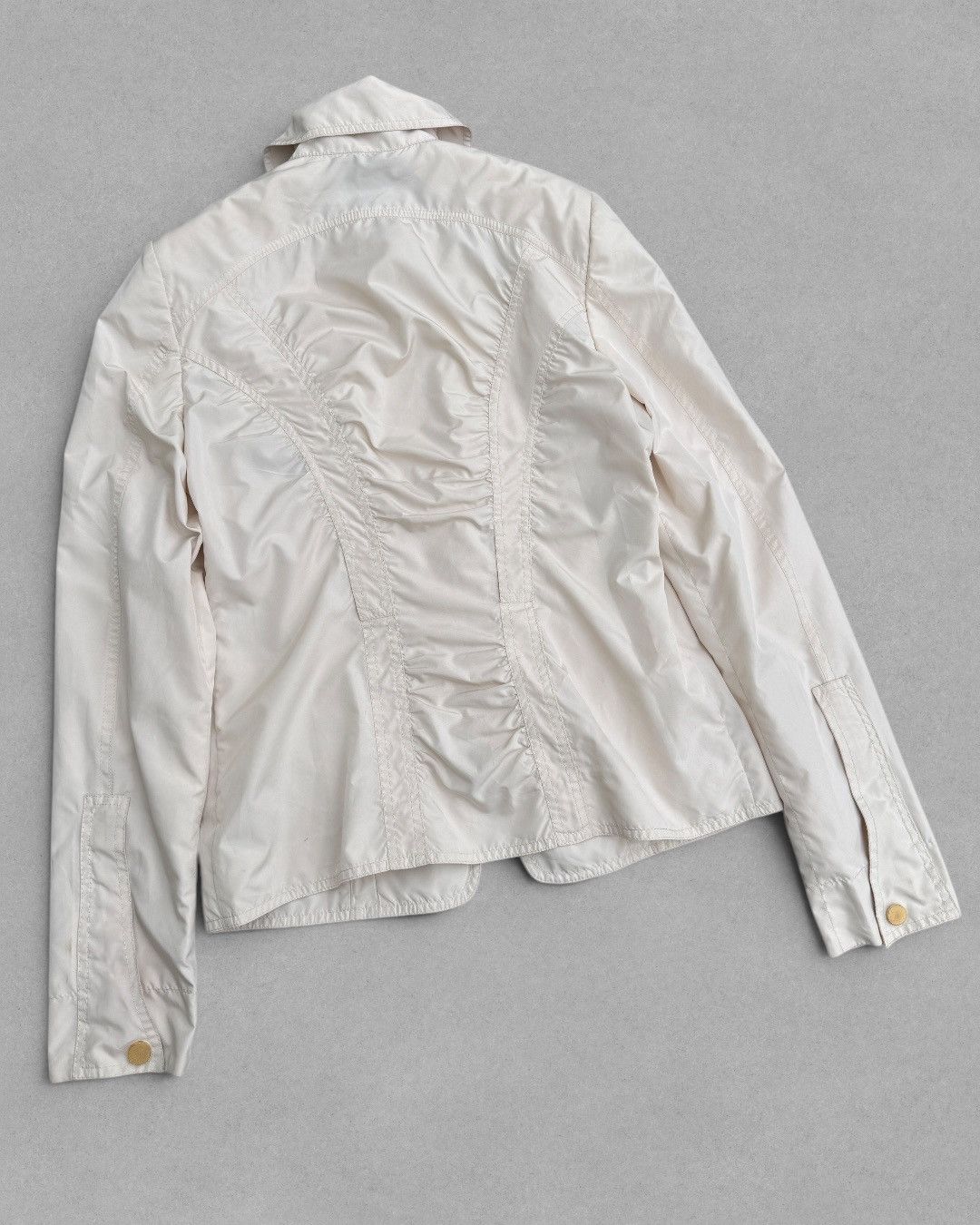 Gucci SS 2004 Gucci By Tom Ford Military Biker Windbreaker Jacket Size M / US 6-8 / IT 42-44 - 13 Thumbnail