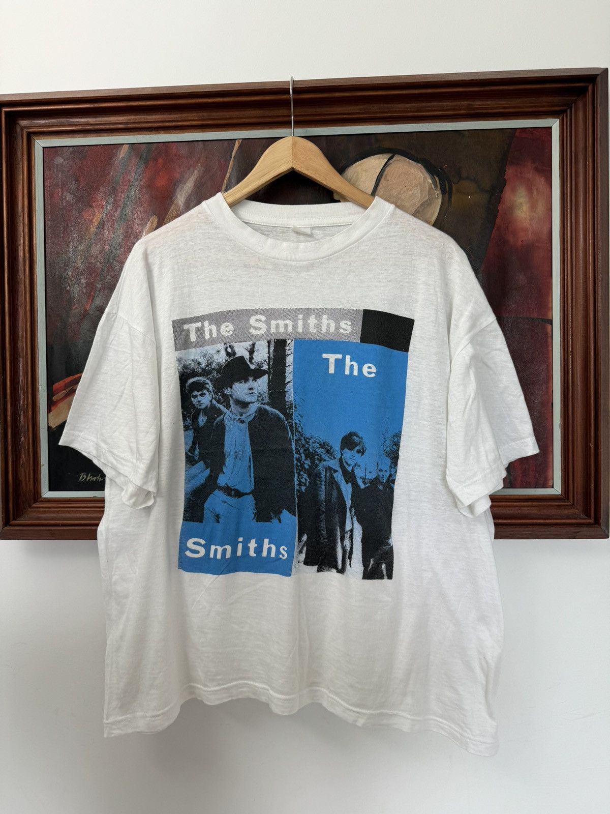 Vintage Vintage 80s The Smiths Rock Band Tee Rare Print Archive | Grailed