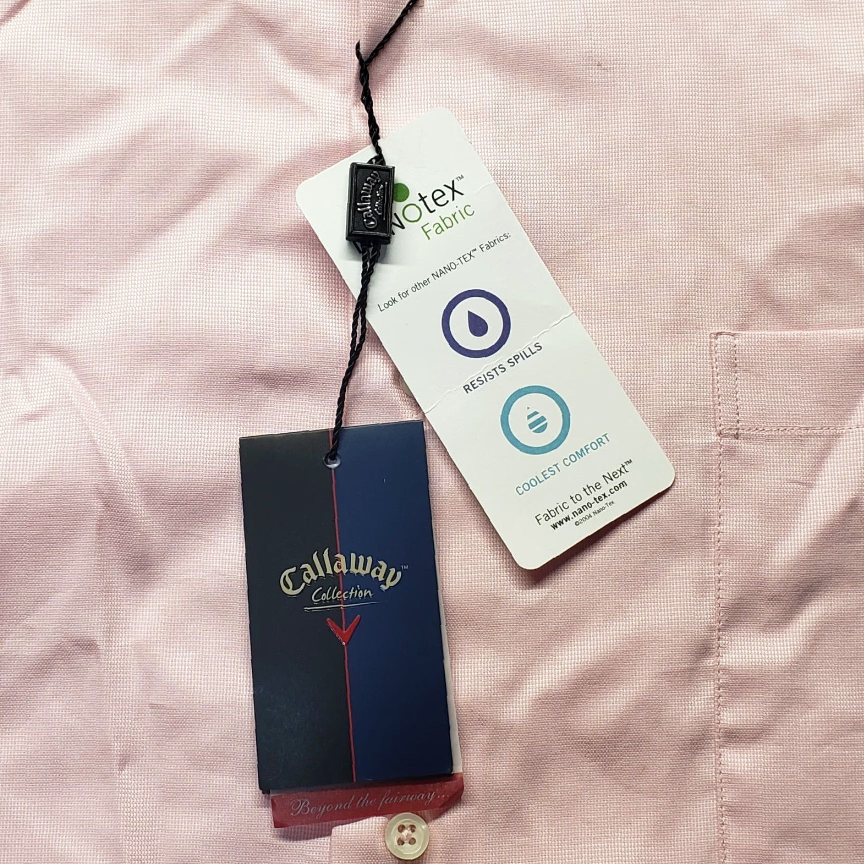Callaway Callaway Shirt Button-Up Golf Adult Men's 2XL Pink Long Sleeve Size US XXL / EU 58 / 5 - 4 Thumbnail