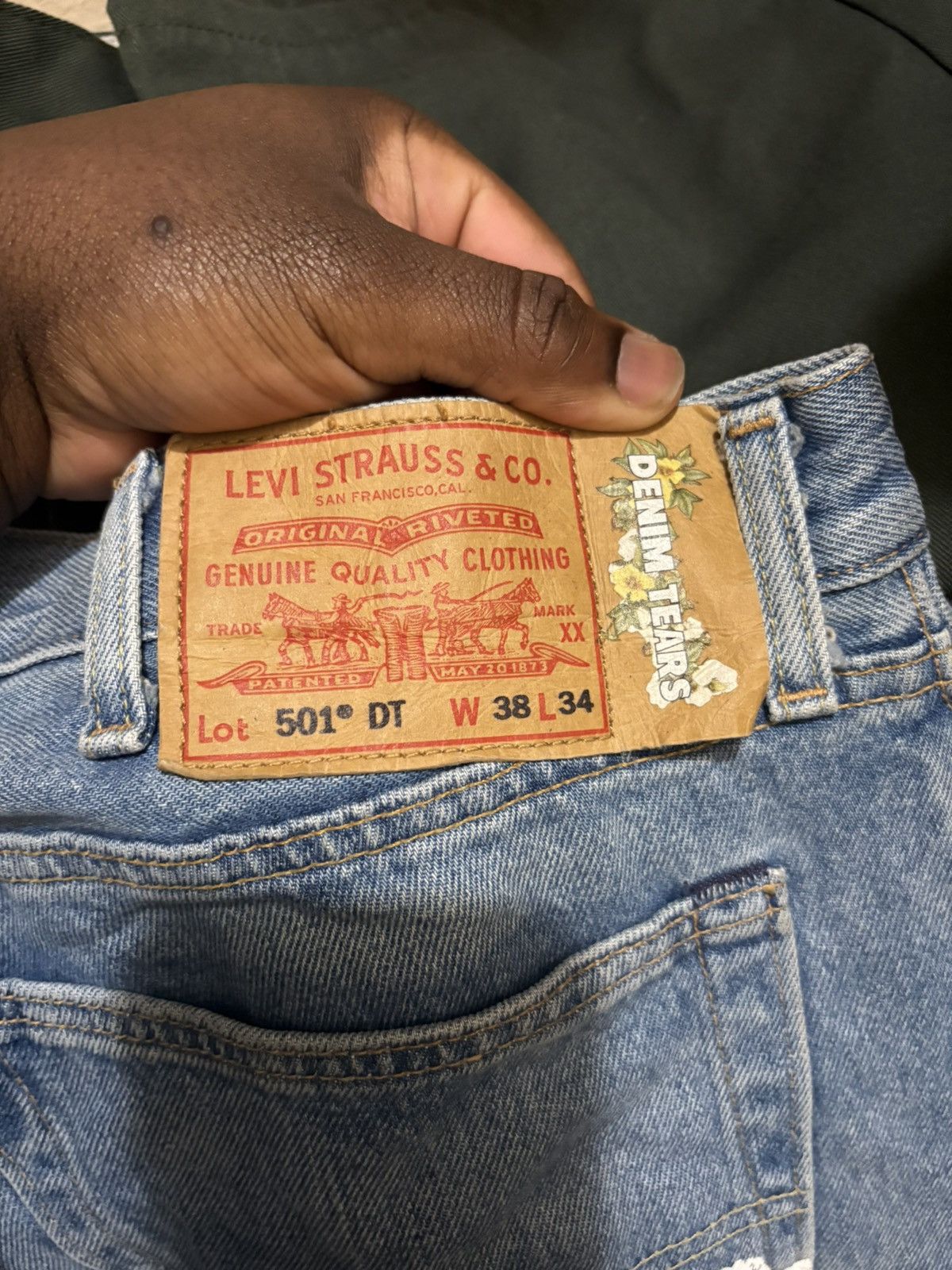 DENIM TEARS Denim tears jeans Size US 38 / EU 54 - 2 Thumbnail