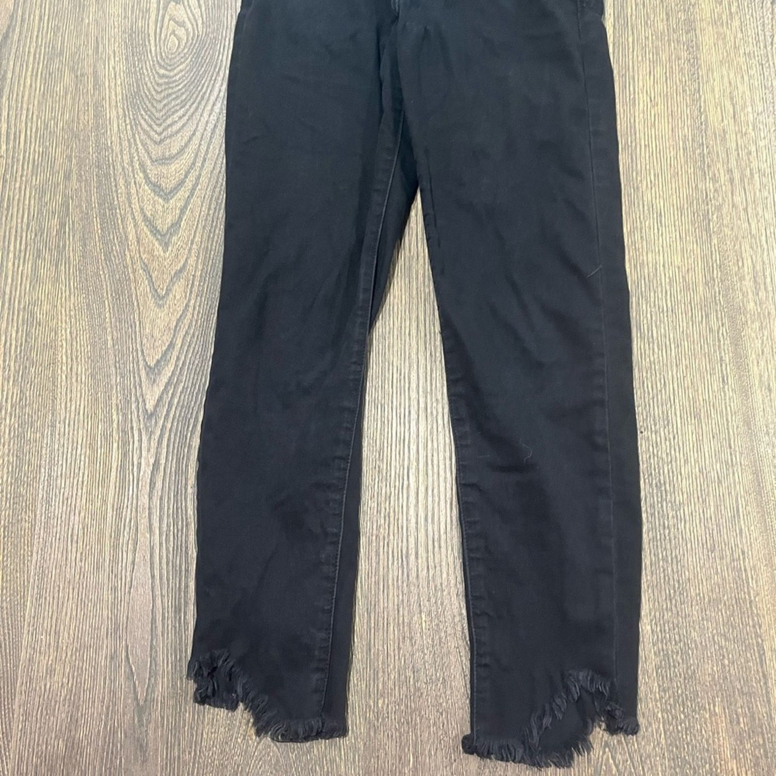 Kanata Hand Knits KanCan Womens Dayana High Rise Ankle Skinny Jeans Fray Size 25" / US 0 / IT 36 - 4 Thumbnail