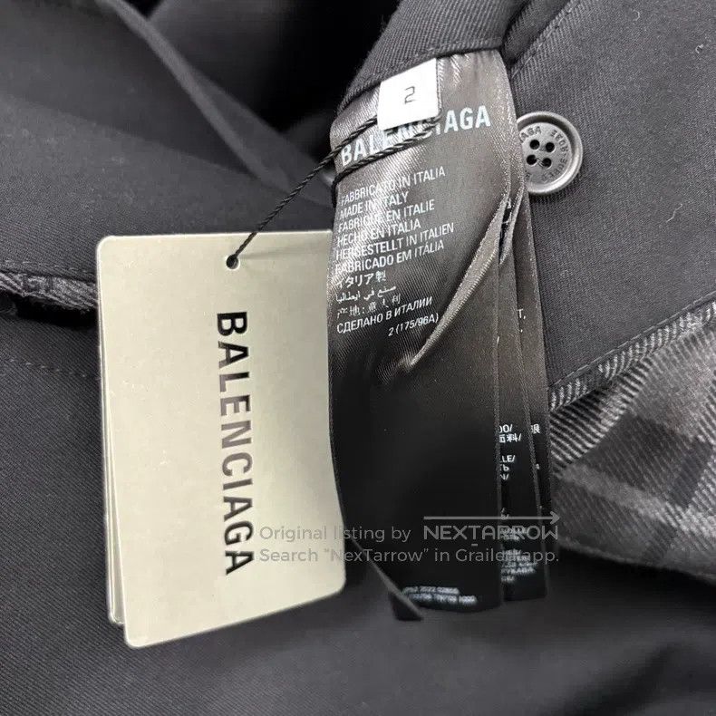 Balenciaga Balenciaga Solid color single-breasted long casual coat Size US M / EU 48-50 / 2 - 4 Thumbnail