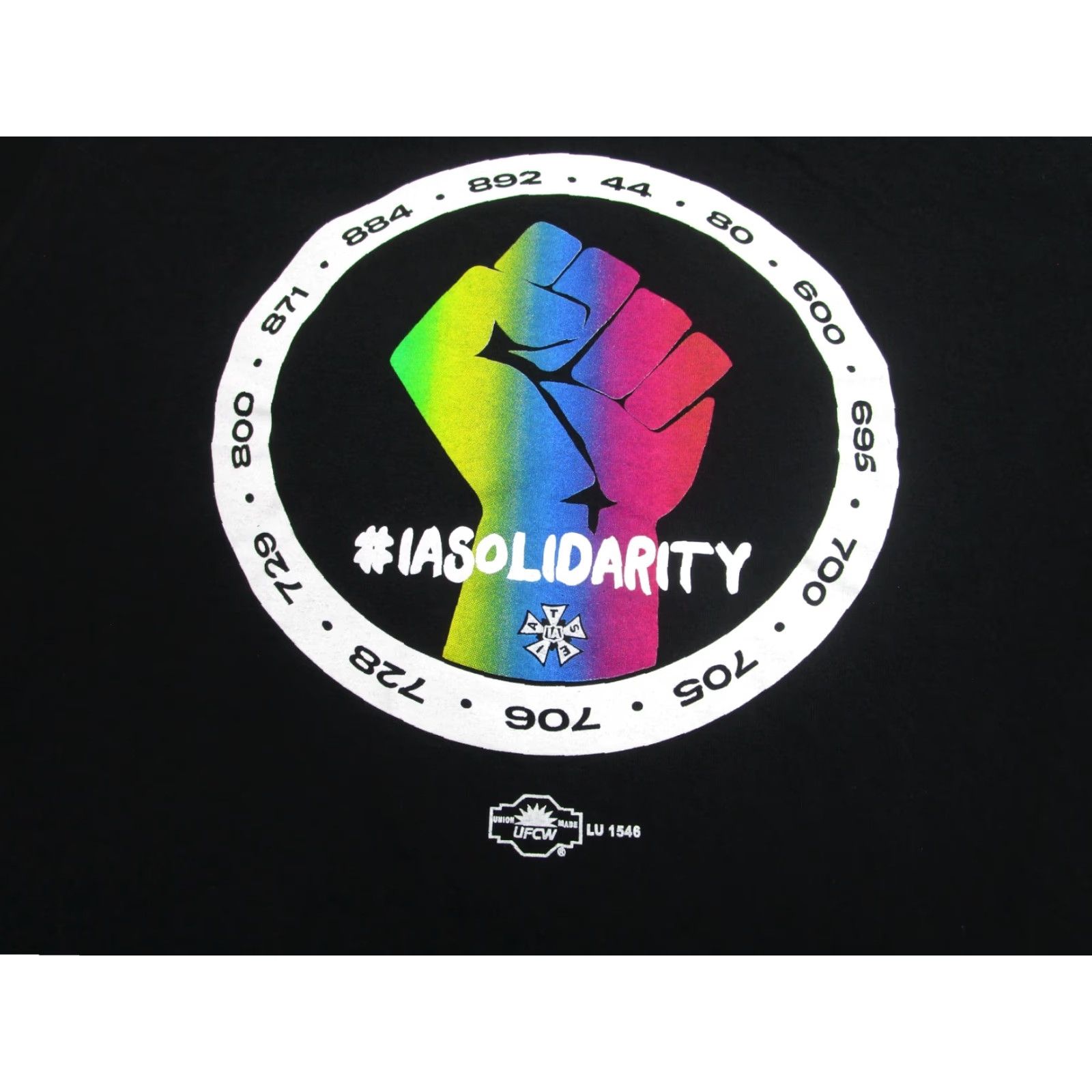 Vintage IATSE IASolidarity Shirt Mens Large Black Union Made USA Graphic Crewneck Size US L / EU 52-54 / 3 - 3 Thumbnail
