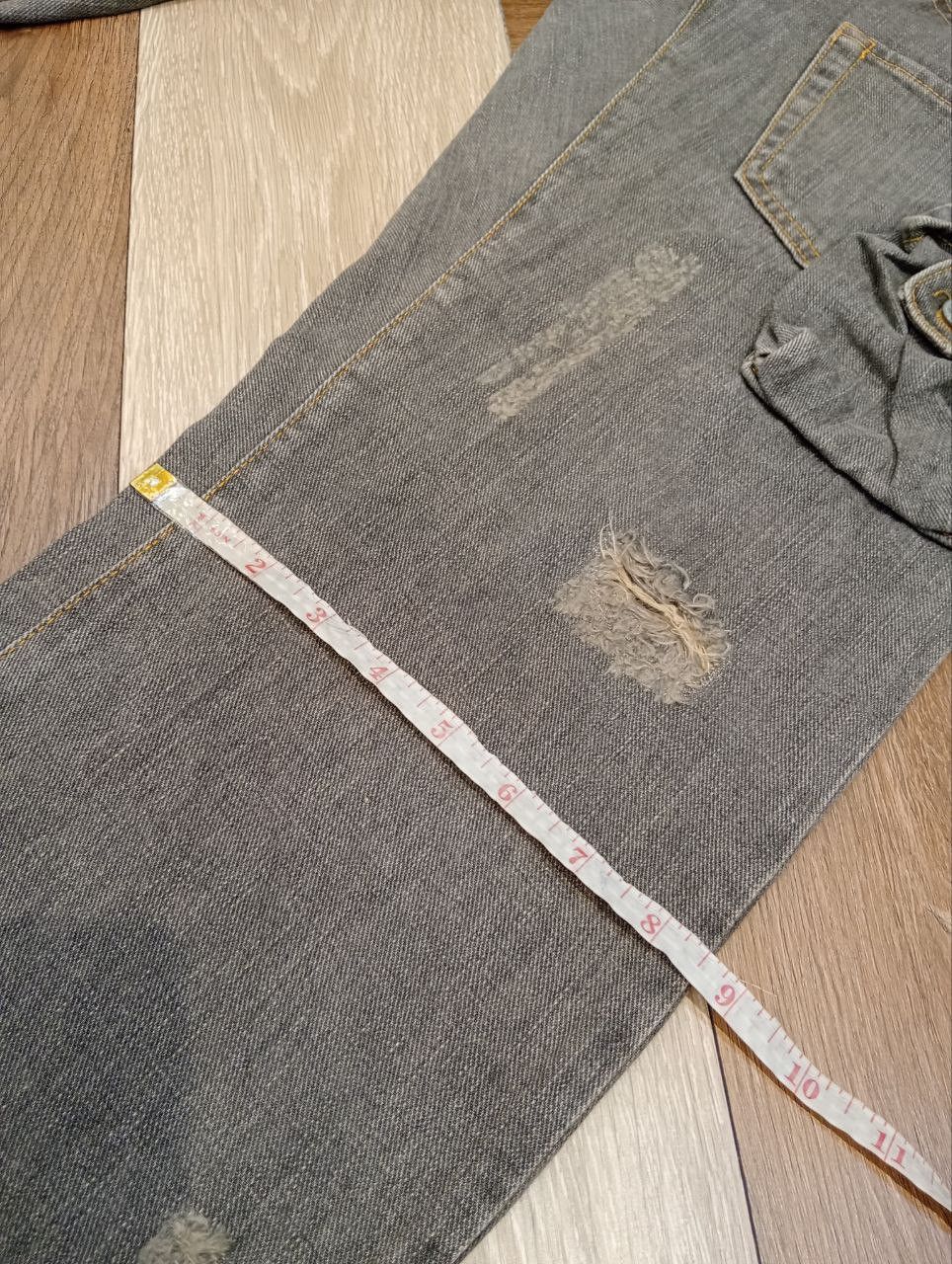 Issey Miyake SUNAOKUWAHARA by ISSEY MIYAKE MULTIPOCKET DENIM PANTS Size US 31 - 20 Thumbnail