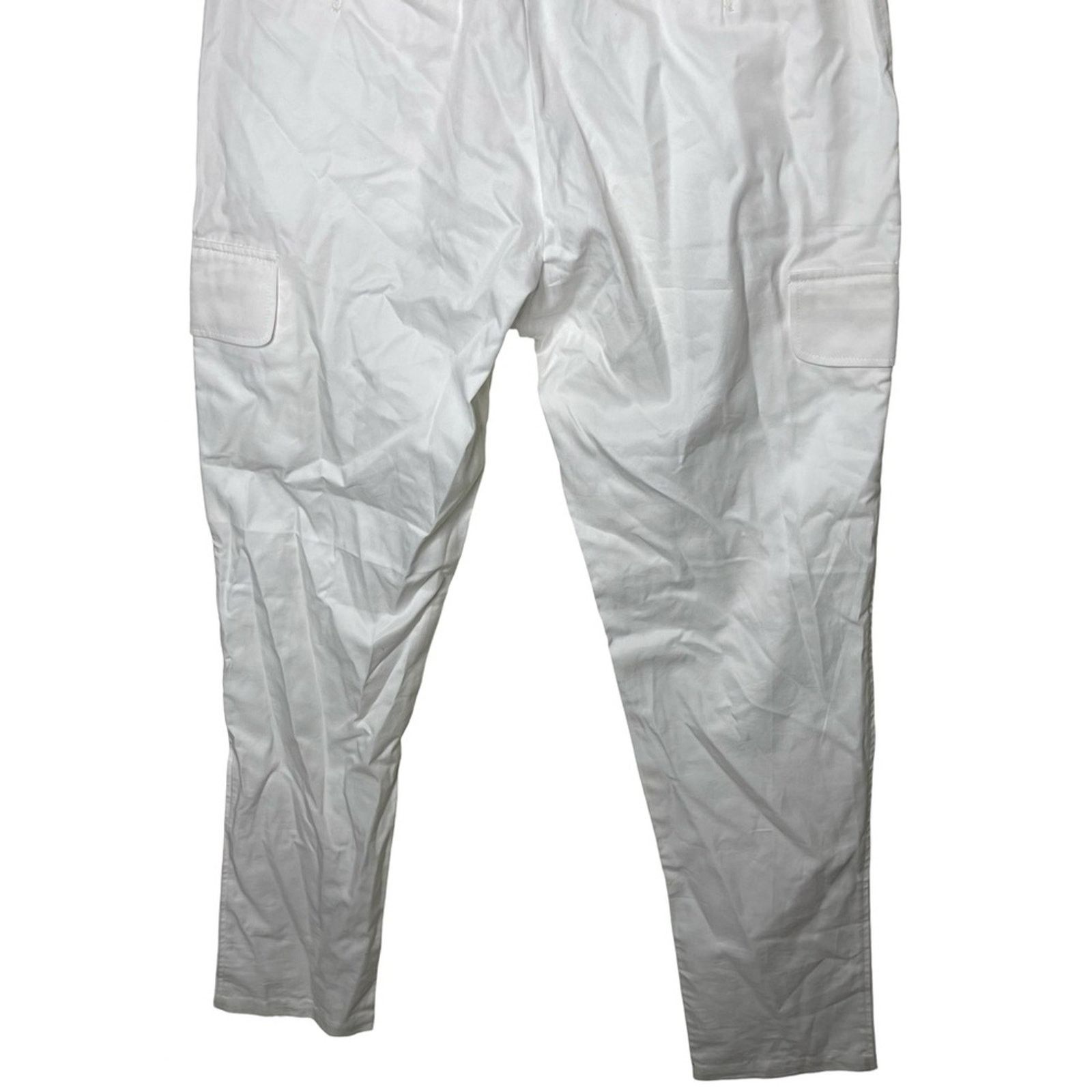 Isaia New ISAIA White Cargo Tapered Pants IT 48 US 32x33 Size US 32 / EU 48 - 5 Thumbnail