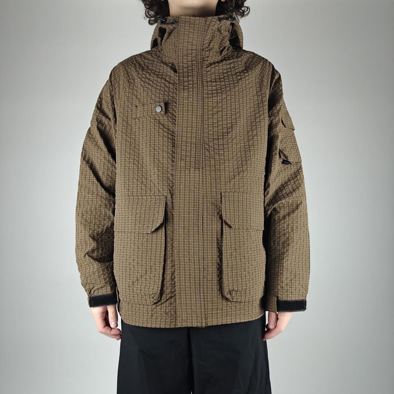 Other Brown Chequered Waterproof Cargo Shell Jacket Size US M / EU 48-50 / 2 - 2 Thumbnail