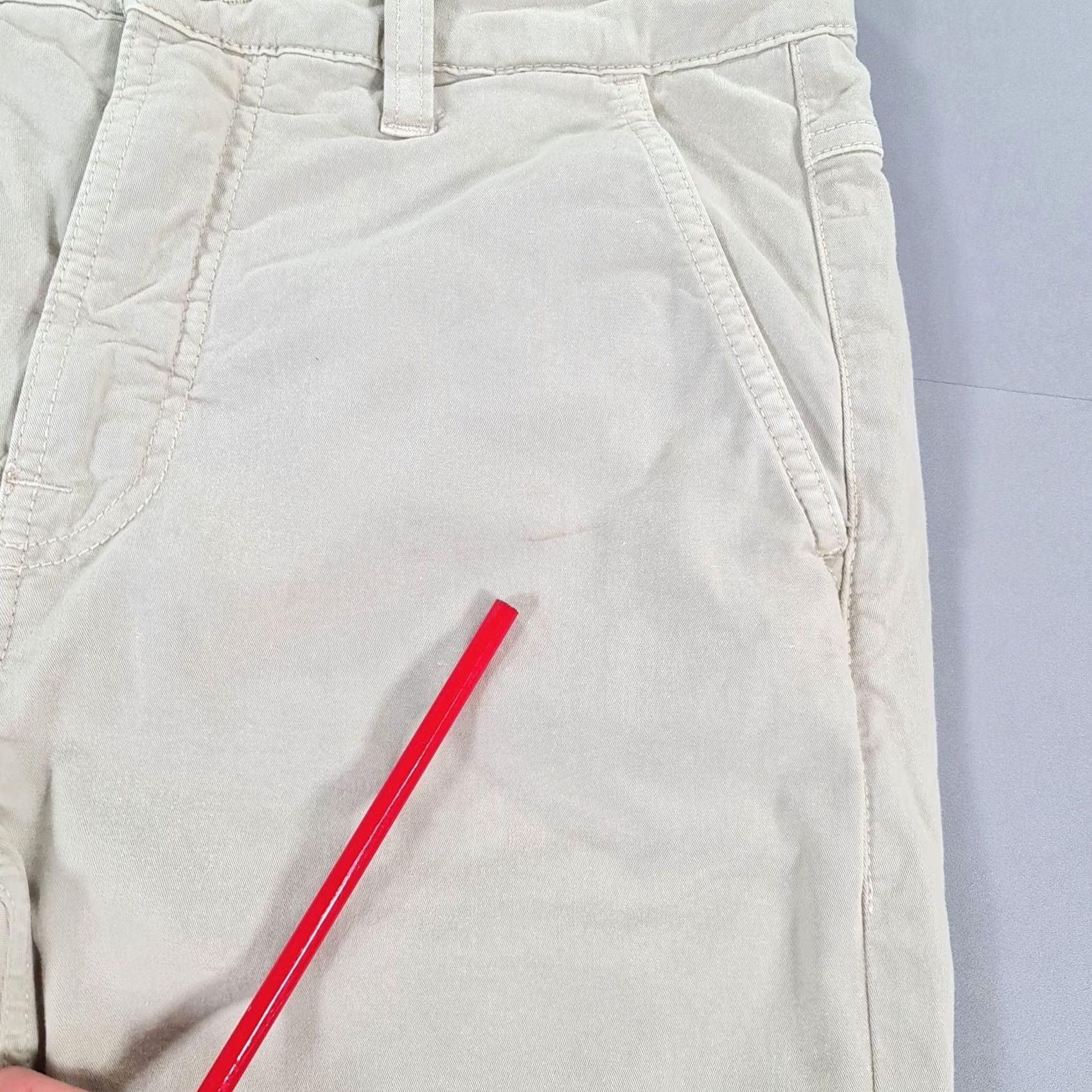 Nudie Jeans Nudie Jeans Mens Chino Trousers Beige W31 L32 Slim Adam Stretch Pants Size US 31 - 5 Thumbnail