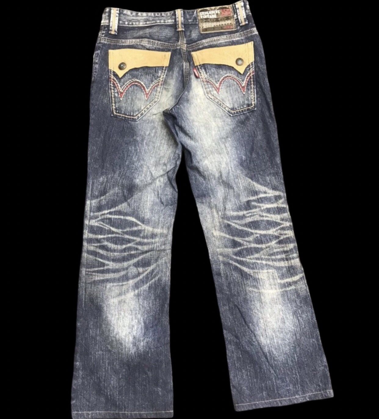 Edwin 💥FLARE💥VTG EDWIN FLARE BLUE WASH NAVAJO Denim Size US 32 / EU 48 - 2 Thumbnail