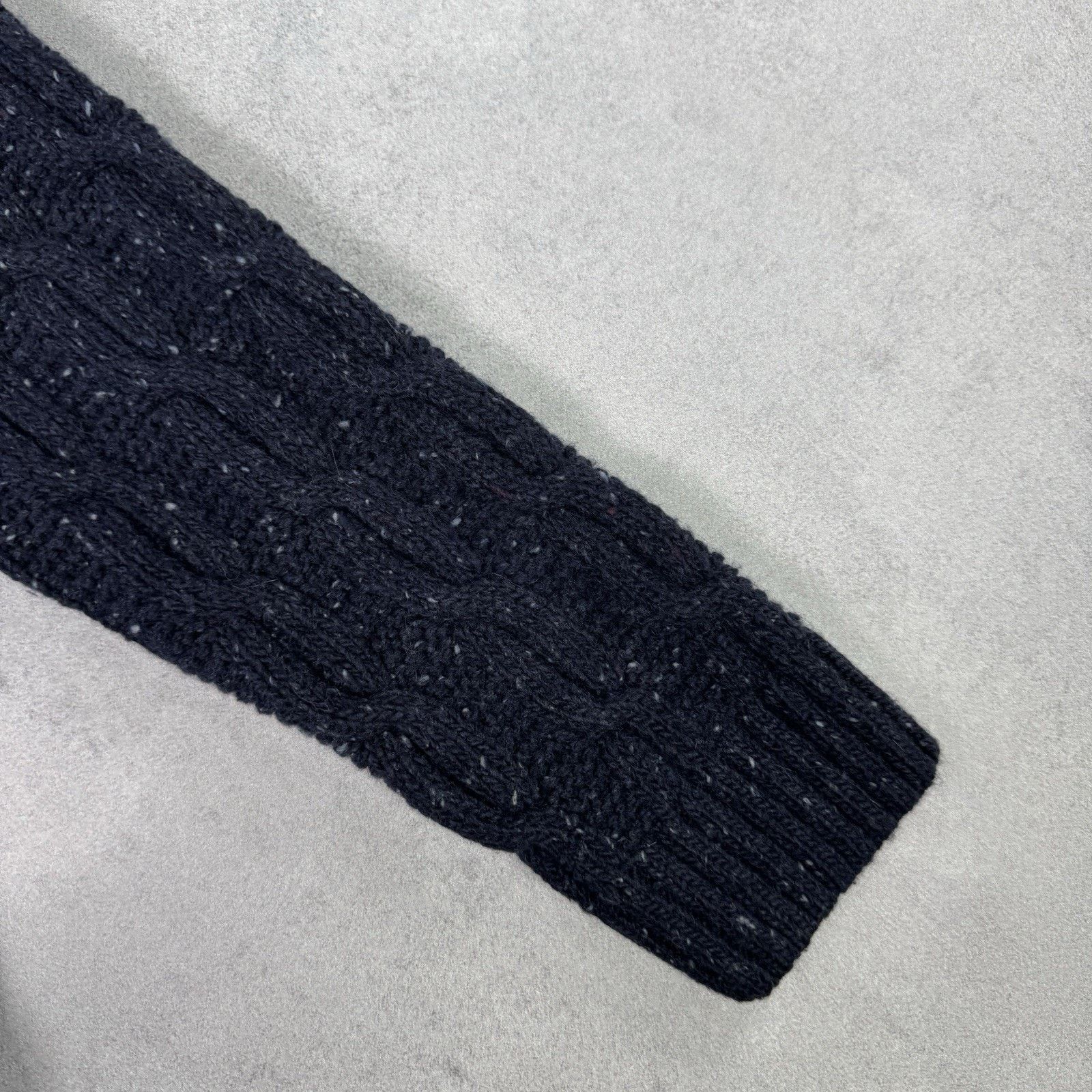 Barbour Barbour Beacon Brand Cable Knit Men Wool Sweater Size L Blue Size US L / EU 52-54 / 3 - 15 Thumbnail