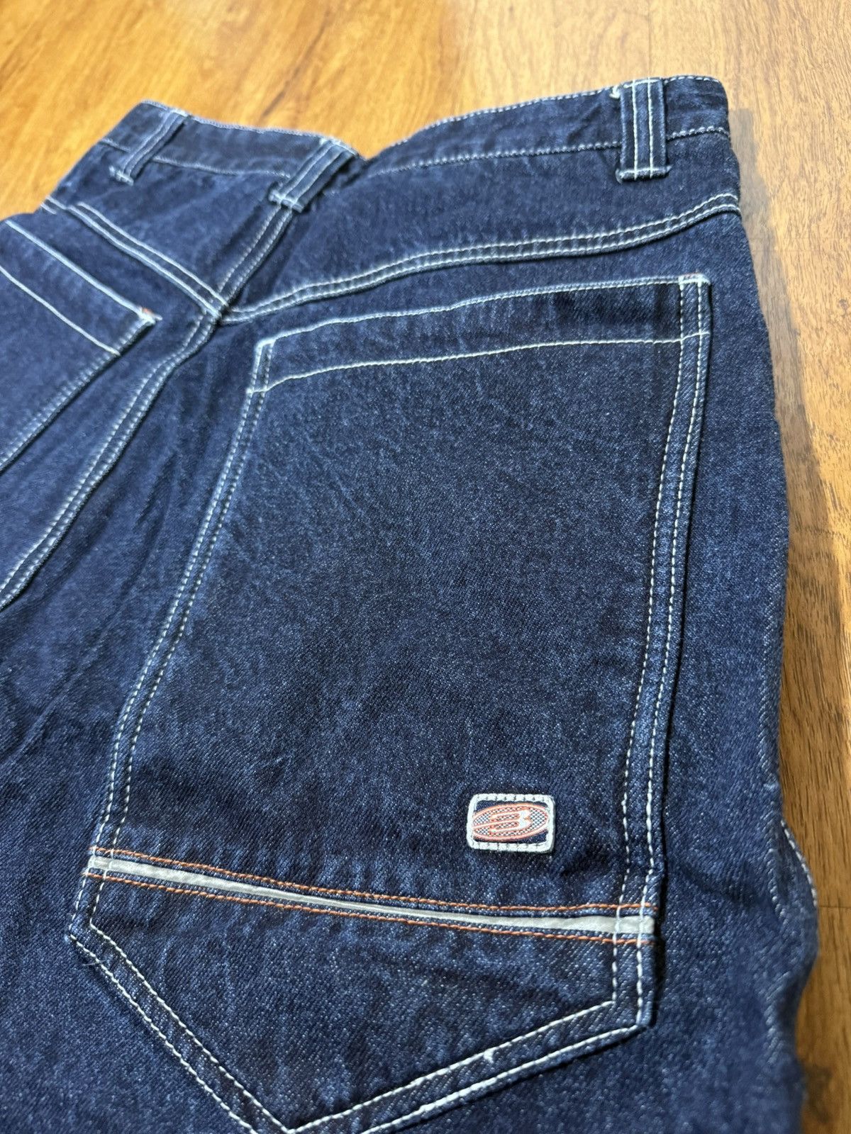 Other Vintage 90’s Y2K Breakdown Denim Baggy Jeans 33 Rave Skate Size US 33 - 2 Thumbnail