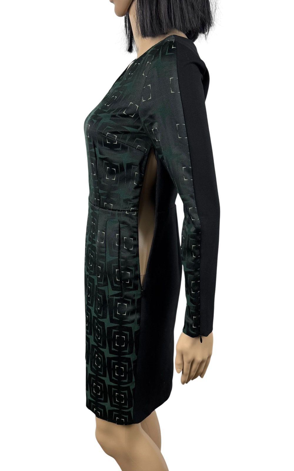 Baum und Pferdgarten Baum and Pferdgarten Printed Rayon Dress V-Neck DE34 IT40 Size S / US 4 / IT 40 - 8 Thumbnail