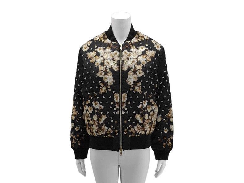 Givenchy Rhinestone floral jacket with starry sky design