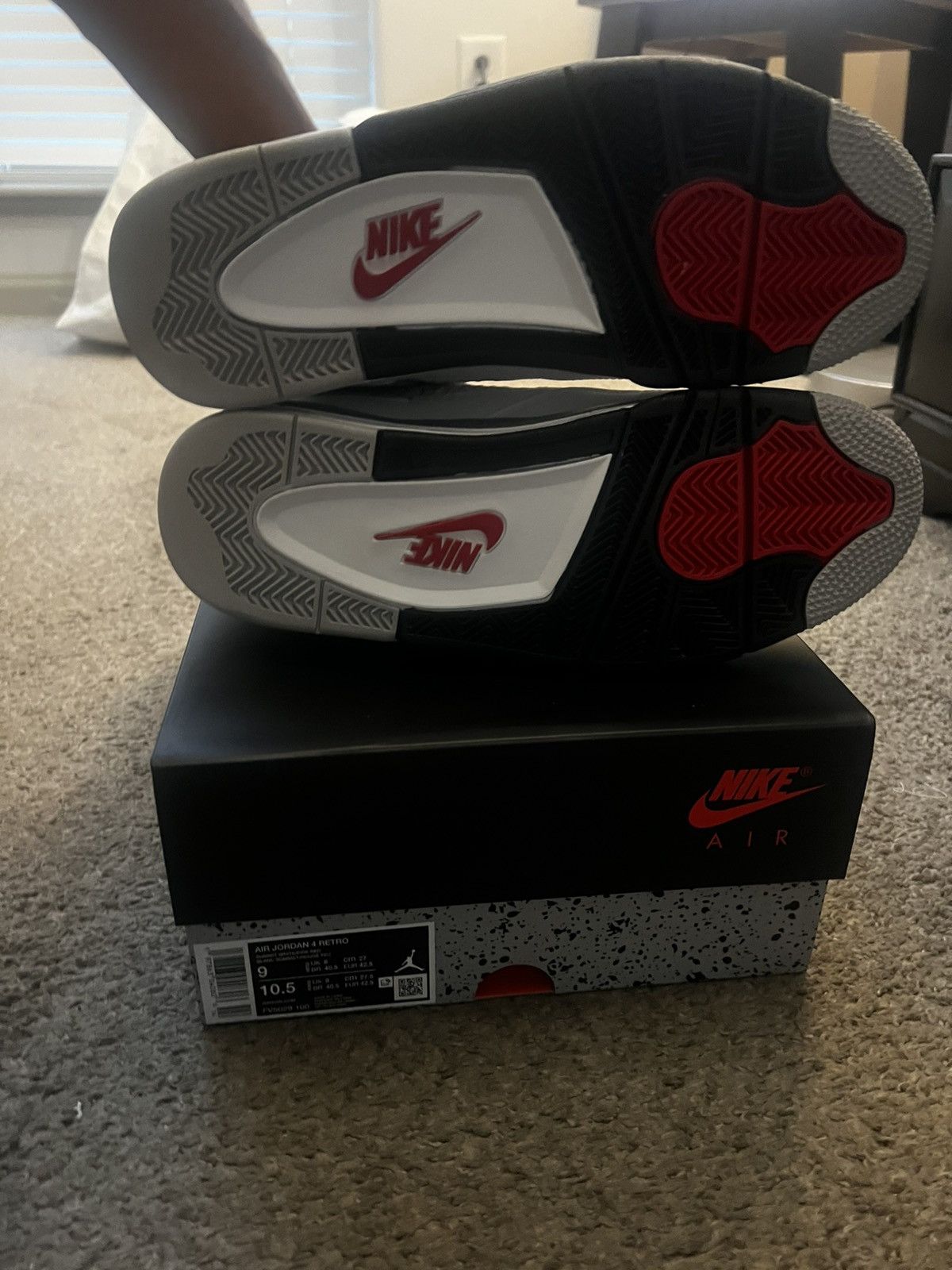 Jordan Brand Air Jordan 4 ‘White Cement’ Size US 9 / EU 42 - 5 Thumbnail
