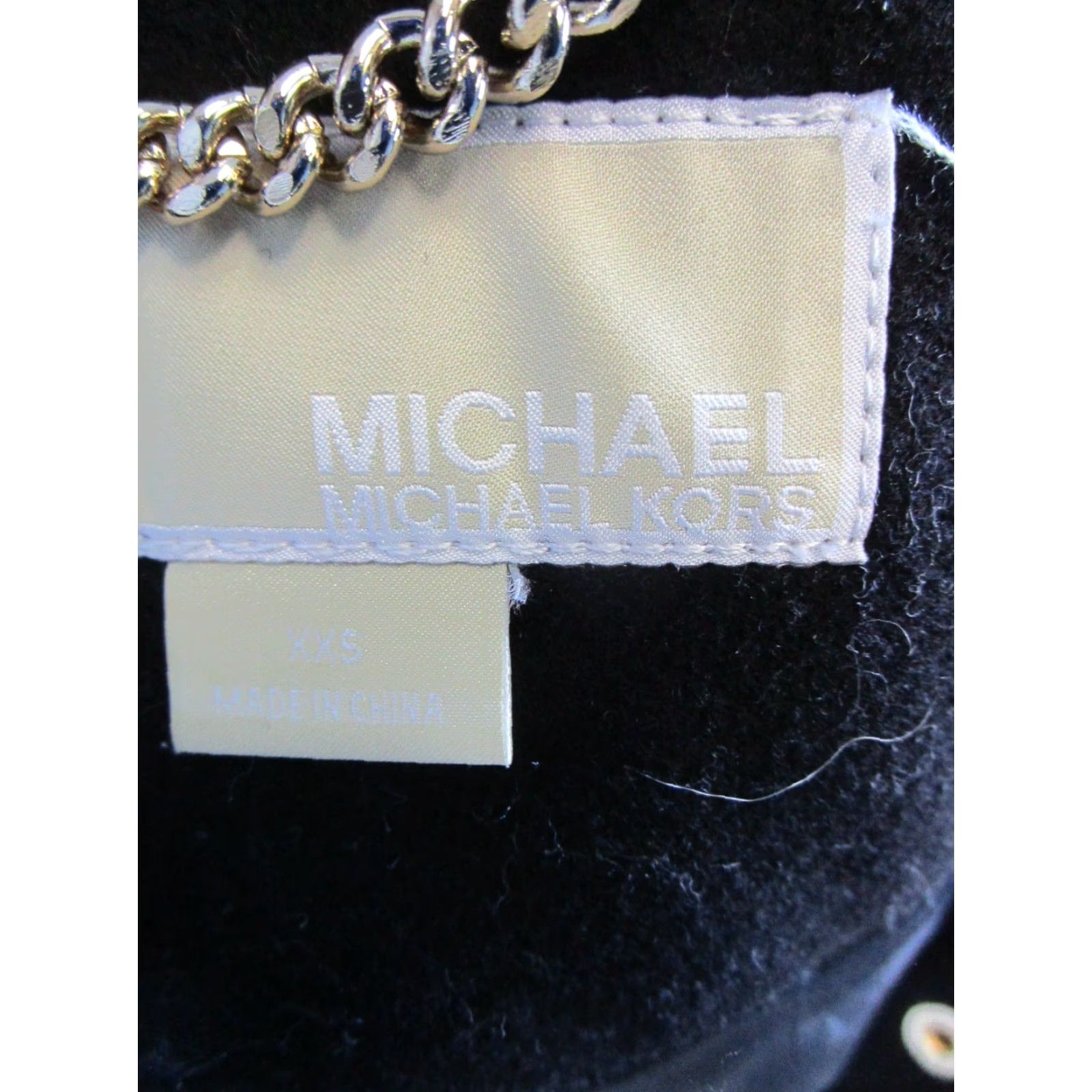 Michael Kors Micahel Kors Over Coat Womens 2XS Black Wool Blend Zip Long Sleeve Long Coat Mens? Womens? Size XXS / US 00 / IT 34 - 3 Thumbnail