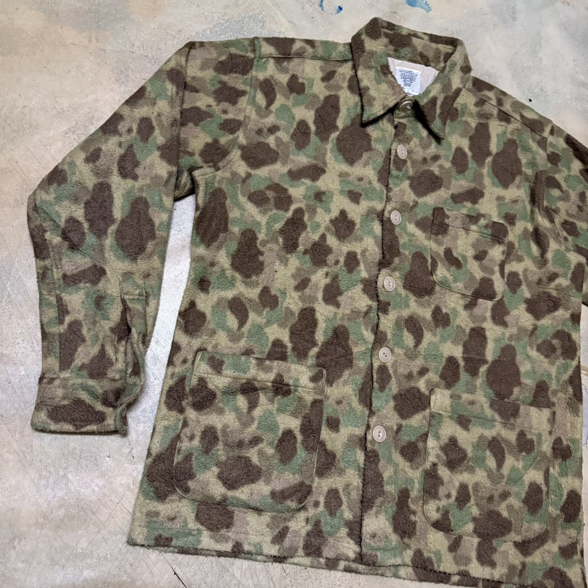 Japanese Brand Japanese Brand Duck Camo Fleece Workwear Style Jacket Size US L / EU 52-54 / 3 - 4 Thumbnail
