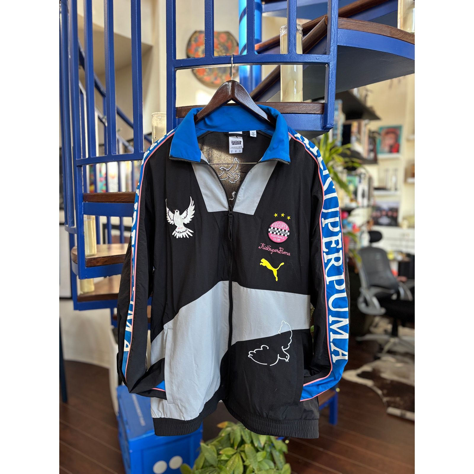 KidSuper × Puma Puma x KidSuper Studios Graphic Track Jacket Size XL Size US XL / EU 56 / 4 - 1 Thumbnail