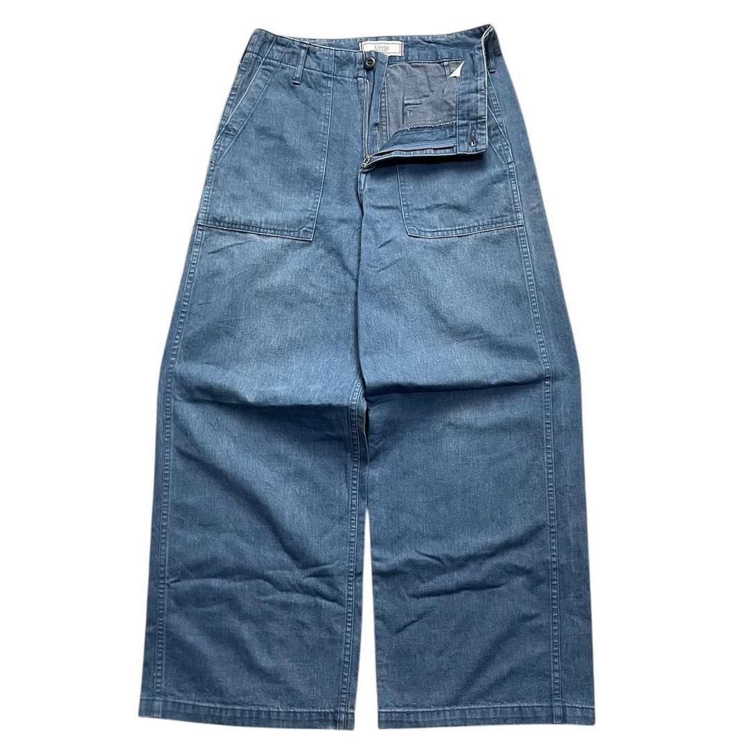 Japan Blue URVIN Japan Blue Wide Fatigue Baker Pants Size US 30 / EU 46 - 3 Thumbnail