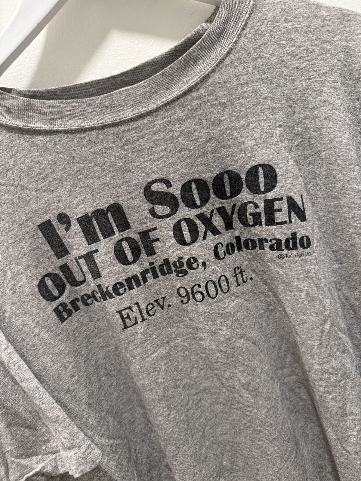 Vintage VTG OUT OF OXYGEN TEE Size US XL / EU 56 / 4 - 2 Thumbnail