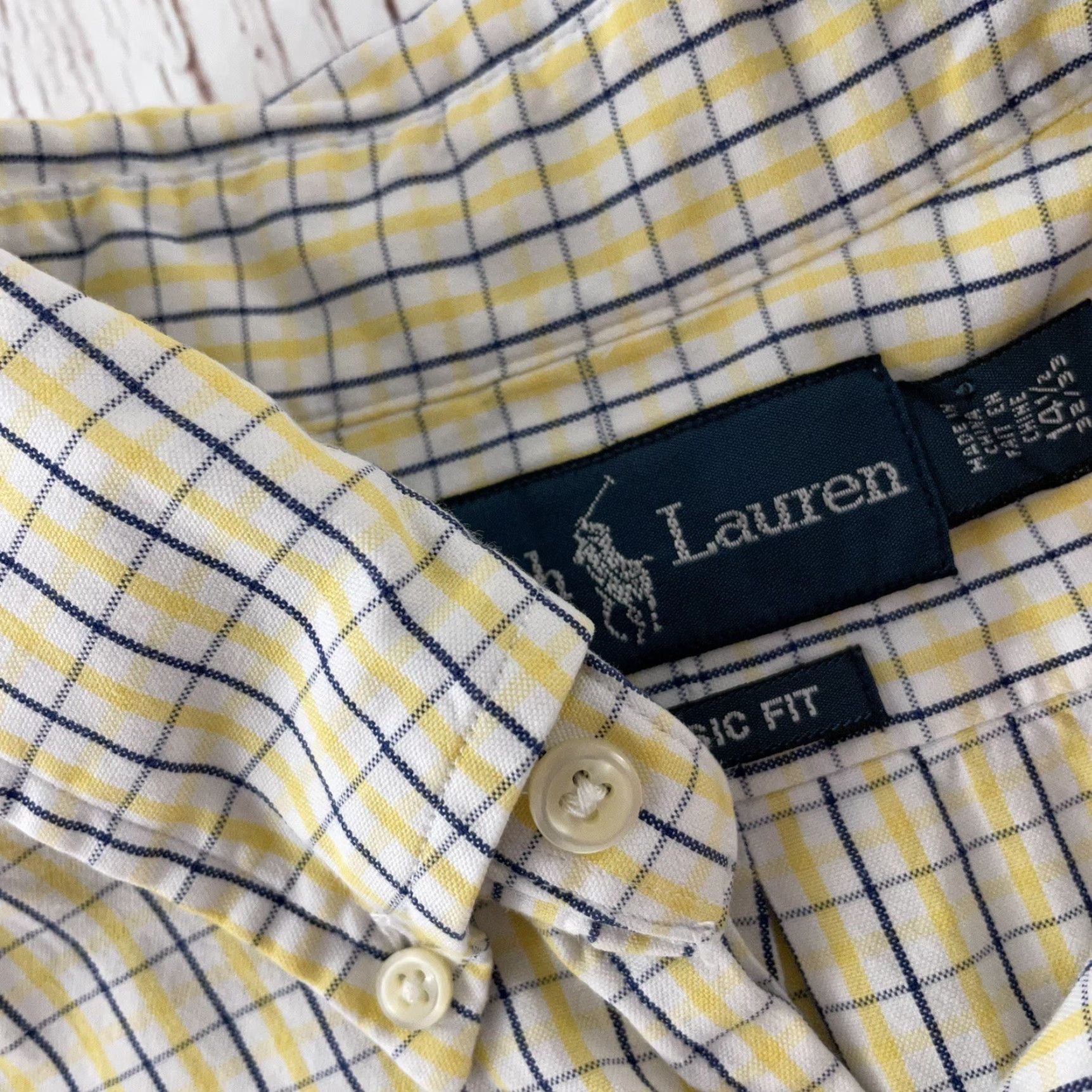 Polo Ralph Lauren Ralph Lauren Polo Shirt Plaid Classic Long Sleeve Mens Yellow Dress Shirt 14.5 32/33 Size XS? Size US S / EU 44-46 / 1 - 2 Thumbnail