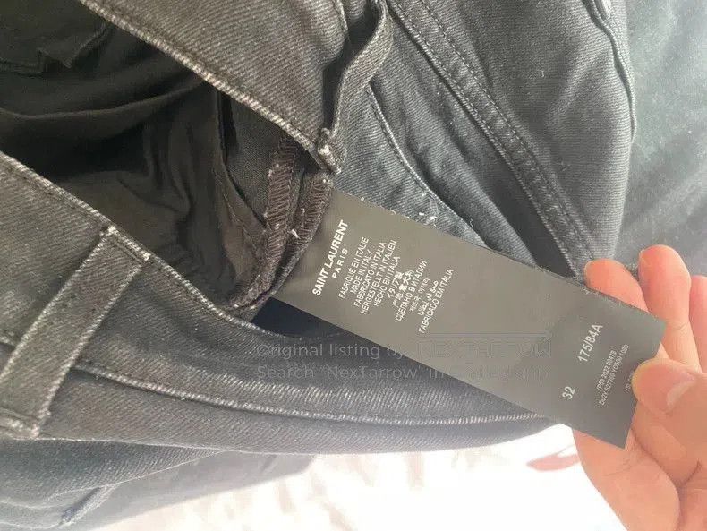 Saint Laurent Paris Saint Laurent Black Basic Jeans. Size US 32 / EU 48 - 3 Thumbnail