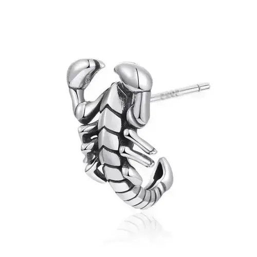Jewelry Scorpion Stud Earrings Trendy Size ONE SIZE - 4 Thumbnail