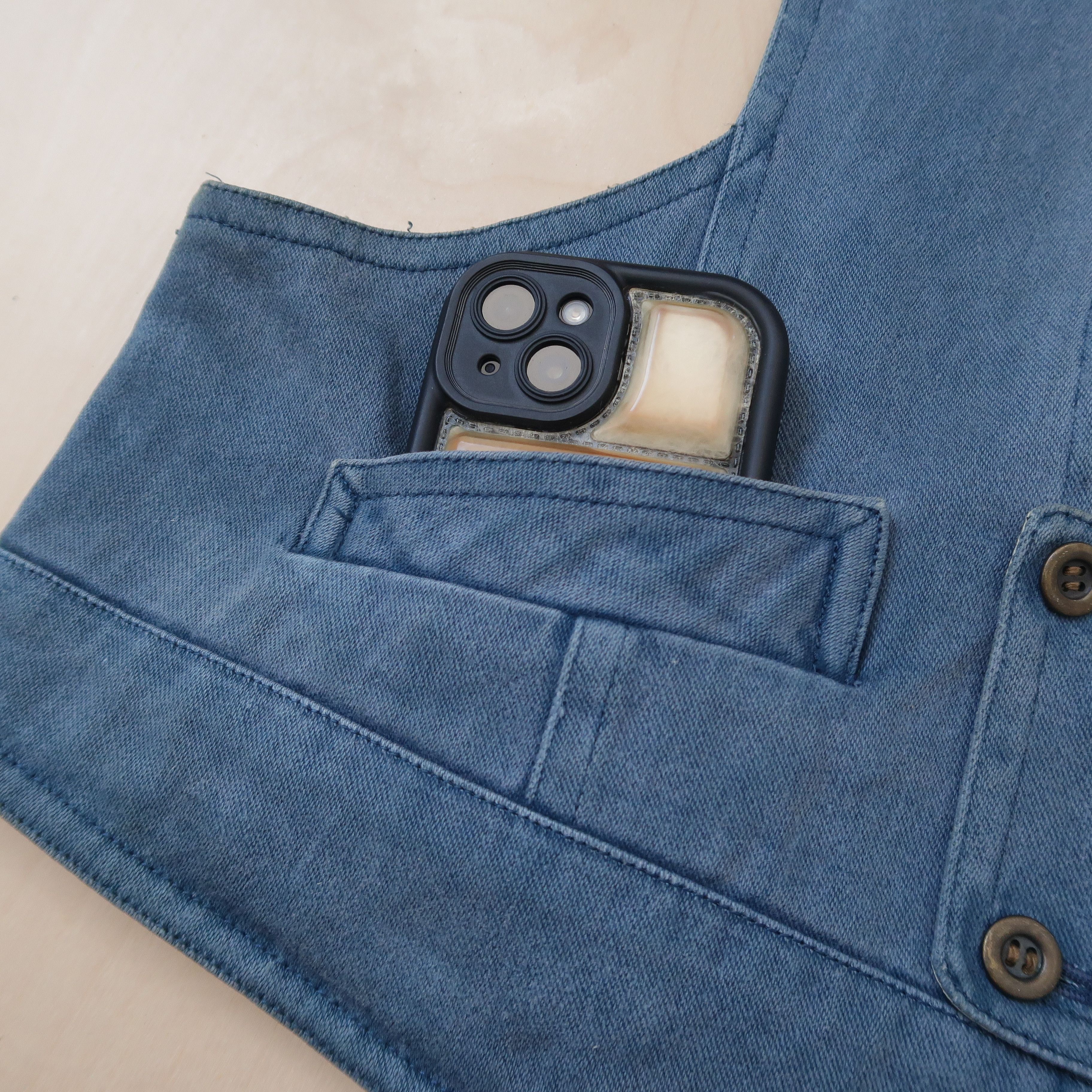 Kansai Yamamoto 1980s Kansai Eye x Akira Cyber Punk Denim Vest Utility Size US M / EU 48-50 / 2 - 7 Thumbnail