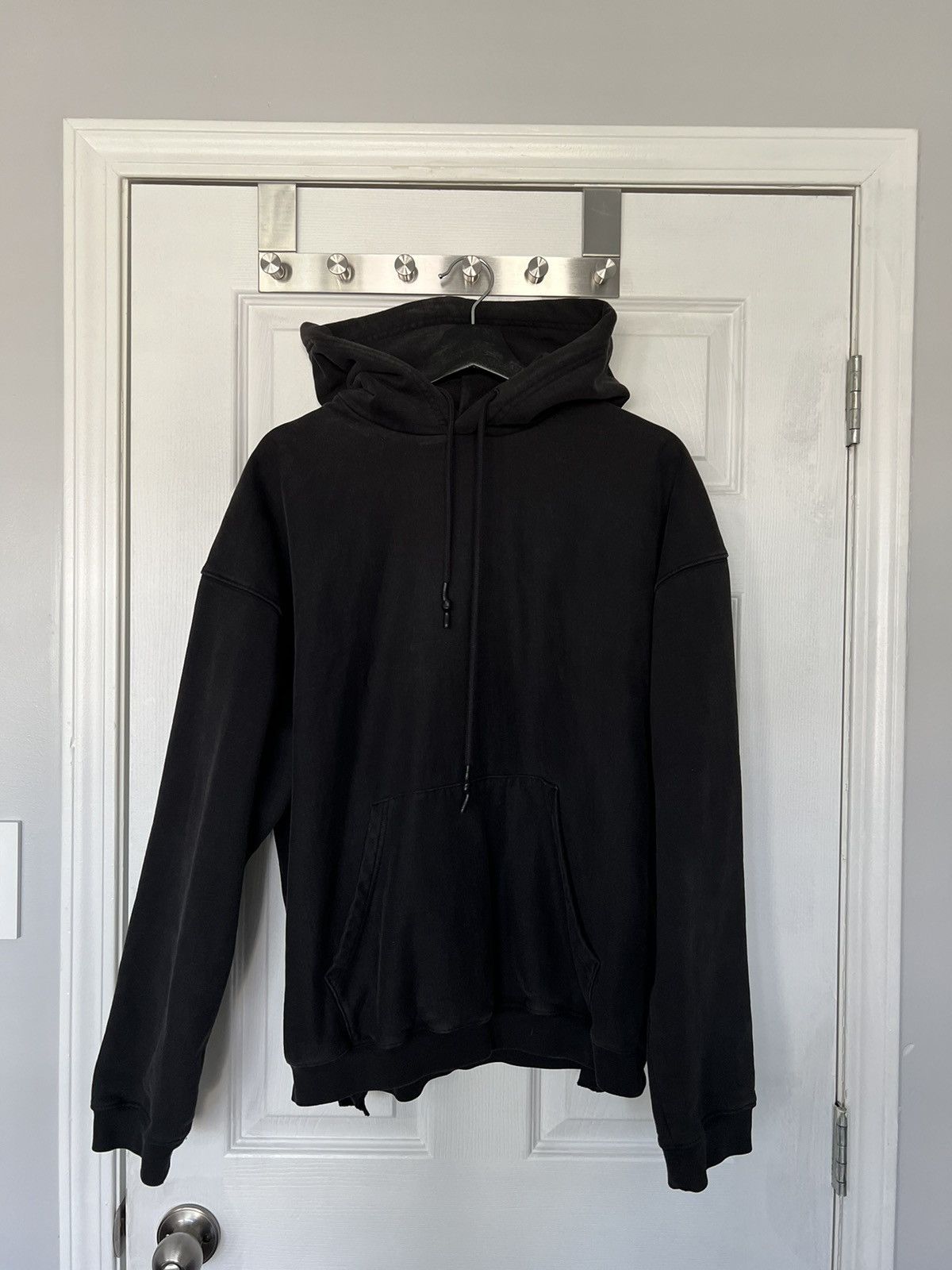 image of Whoisjacov Jacov Heavy Black Hoodie, Men's (Size Medium)
