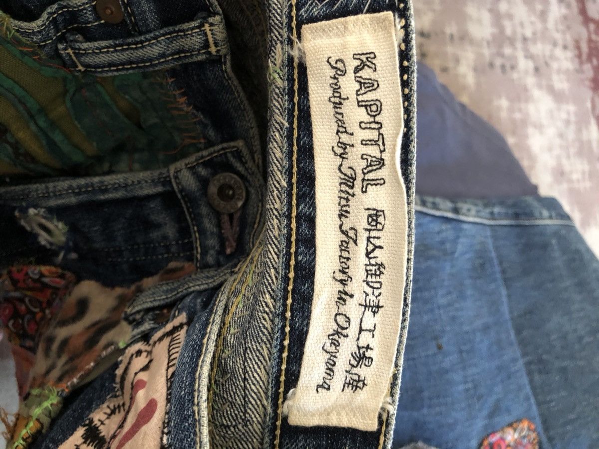 Japanese Brand × Kapital × Vintage Vintage KAPITAL Distressed Patchwork Custom Madez Size US 32 / EU 48 - 23 Thumbnail