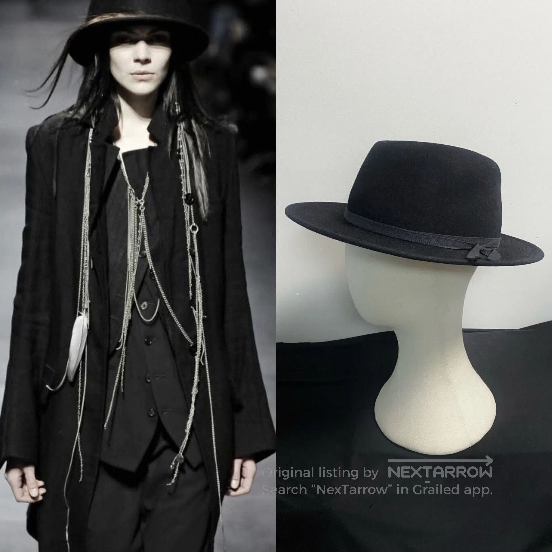 m*e様 希少レア　ANN DEMEULEMEESTER 　レザーヘッドバンド Ann Demeulemeester Ann Demeulemeester SS2010 leather headband