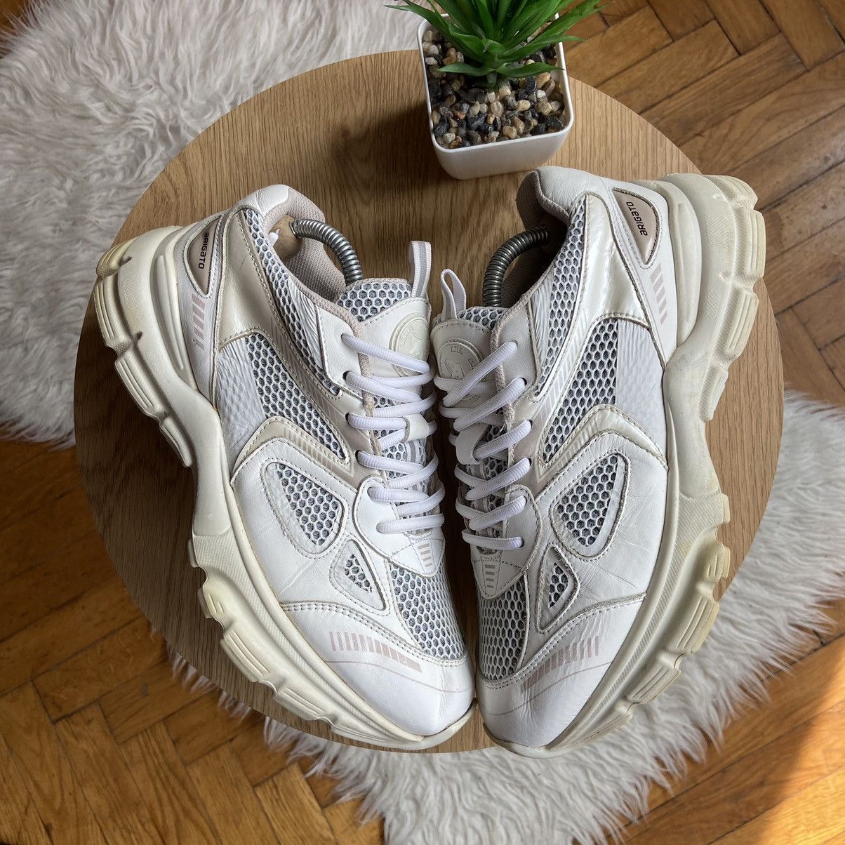 Axel Arigato Axel Arigato Marathon White Sneakers Size US 9 / IT 39 - 2 Thumbnail