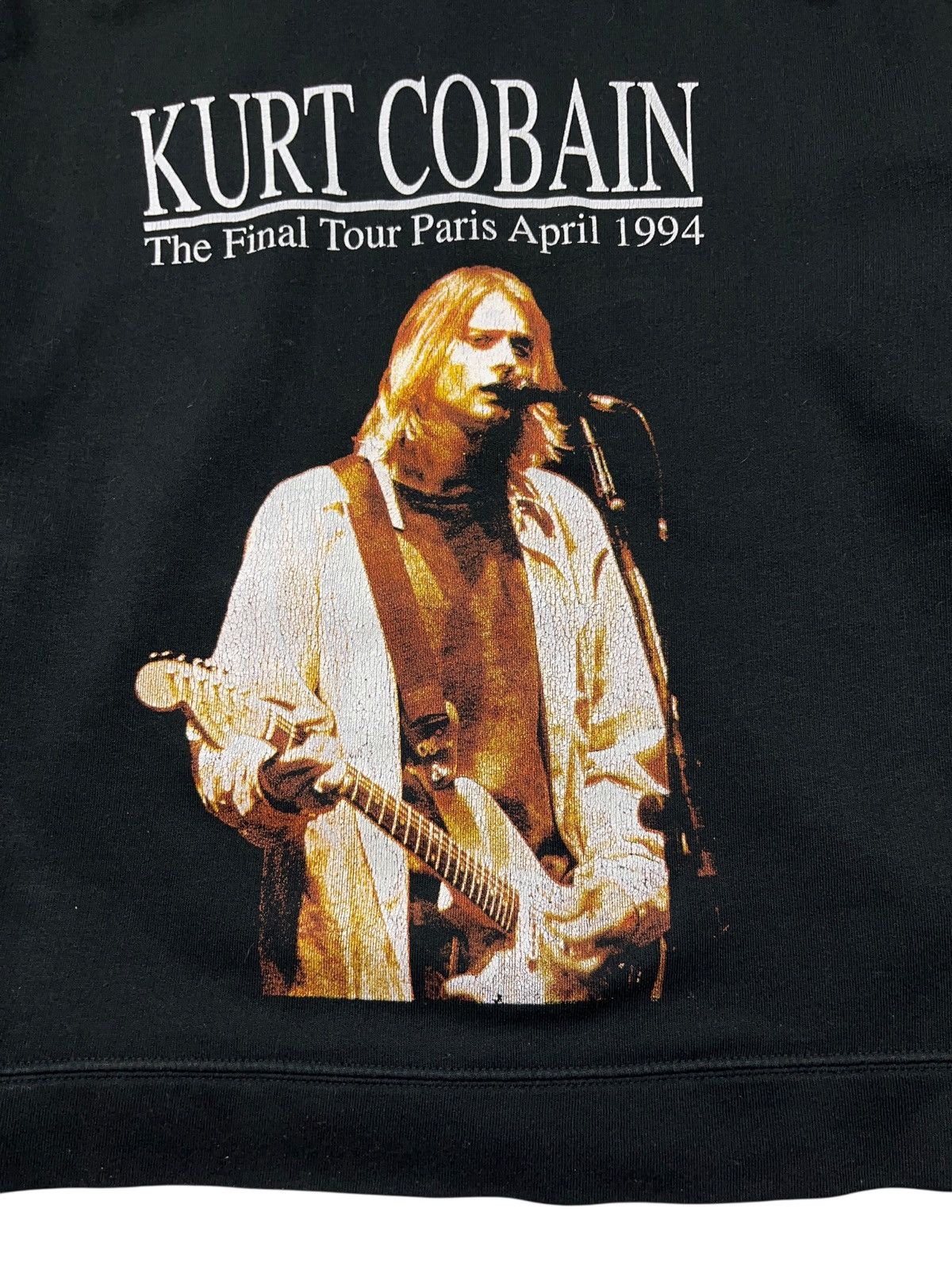Nirvana Vintage 90s Nirvana Kurt Cobain The Final Tour Paris Hoodie Size US L / EU 52-54 / 3 - 3 Thumbnail