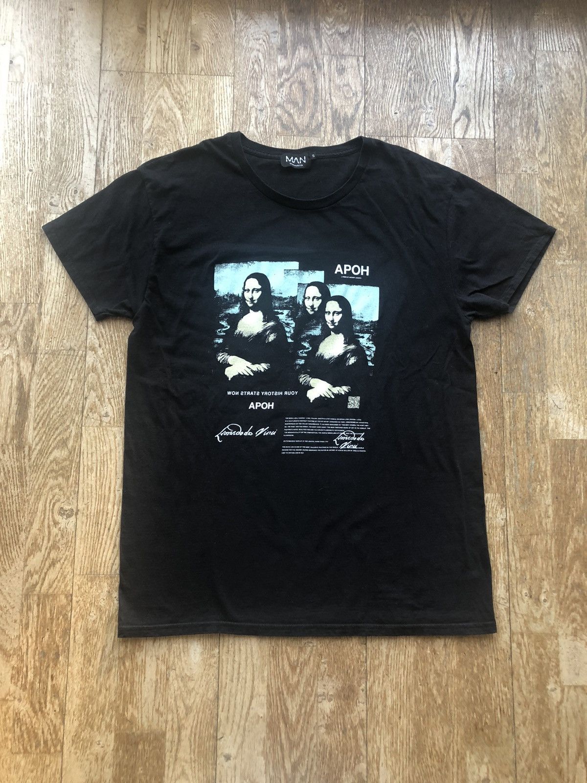 Vintage MONA LISA DA VINCI APOH LONDON VINTAGE TEE SHIRT Size US S / EU 44-46 / 1 - 1 Thumbnail