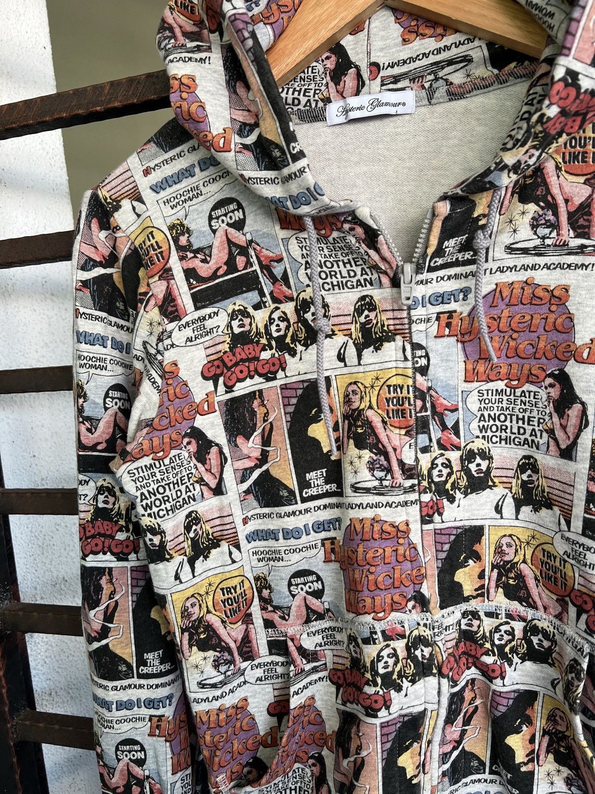 Hysteric Glamour vintage 2000's hysteric glamour wicked ways zip up hoodie Size ONE SIZE - 18 Thumbnail
