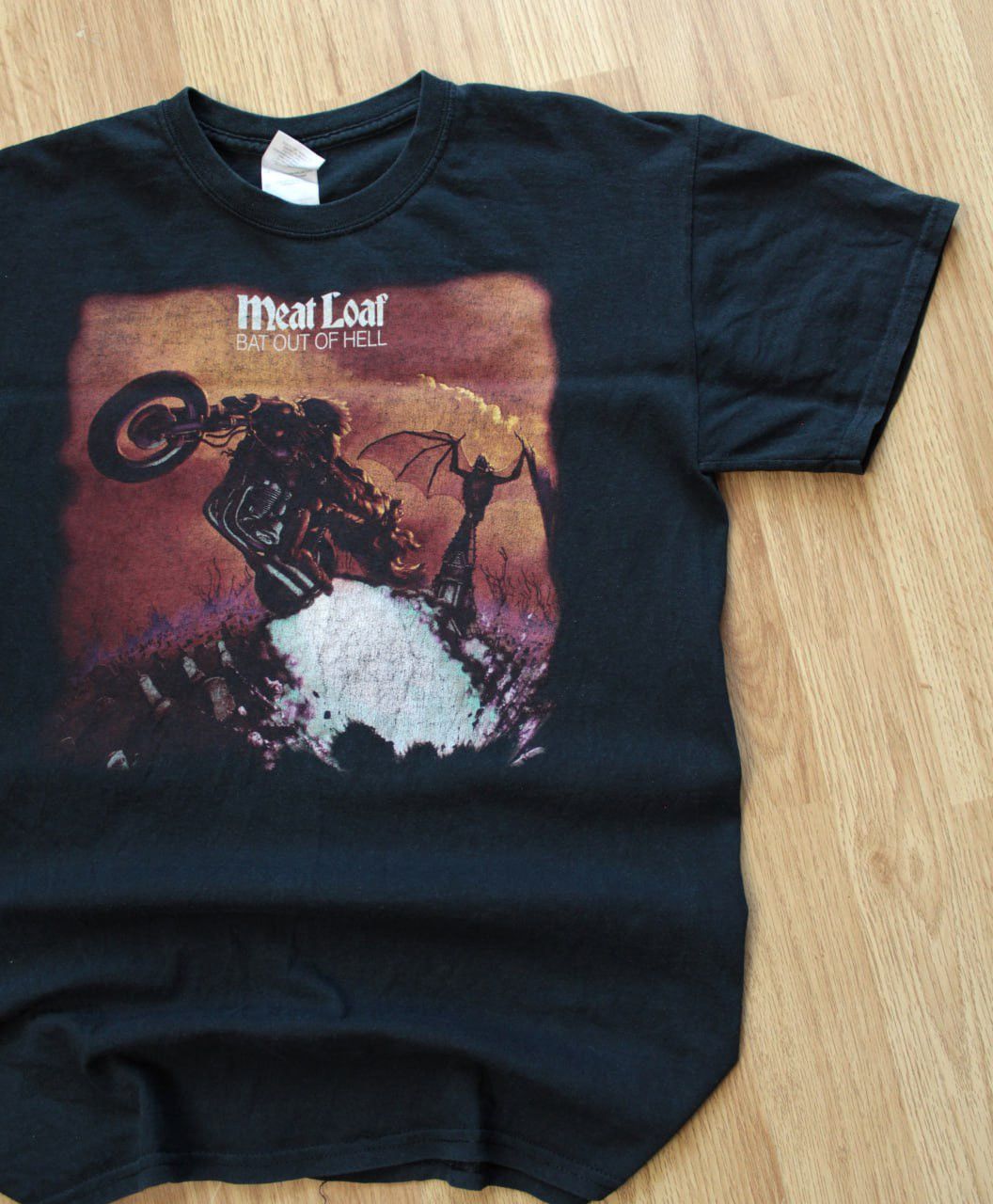 Band Tees 🔥 Meat Loaf Bat Out Of Hell Album Tour Vintage T Shirt Rock Size US M / EU 48-50 / 2 - 2 Thumbnail