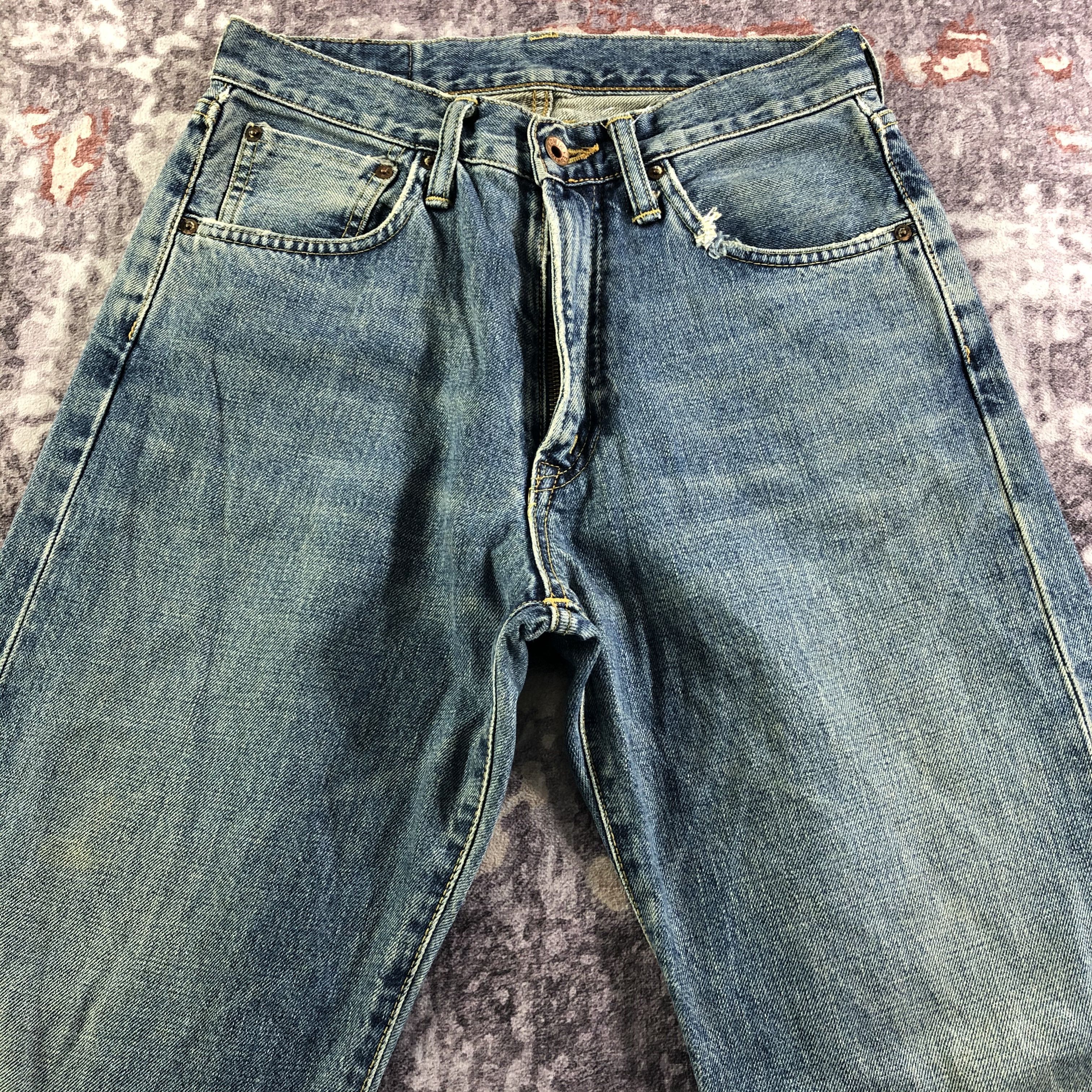 Edwin × Vintage Vintage Blue Wash Edwin 505 Selvedge Jeans-JM3642 Size 28" / US 6 / IT 42 - 3 Thumbnail