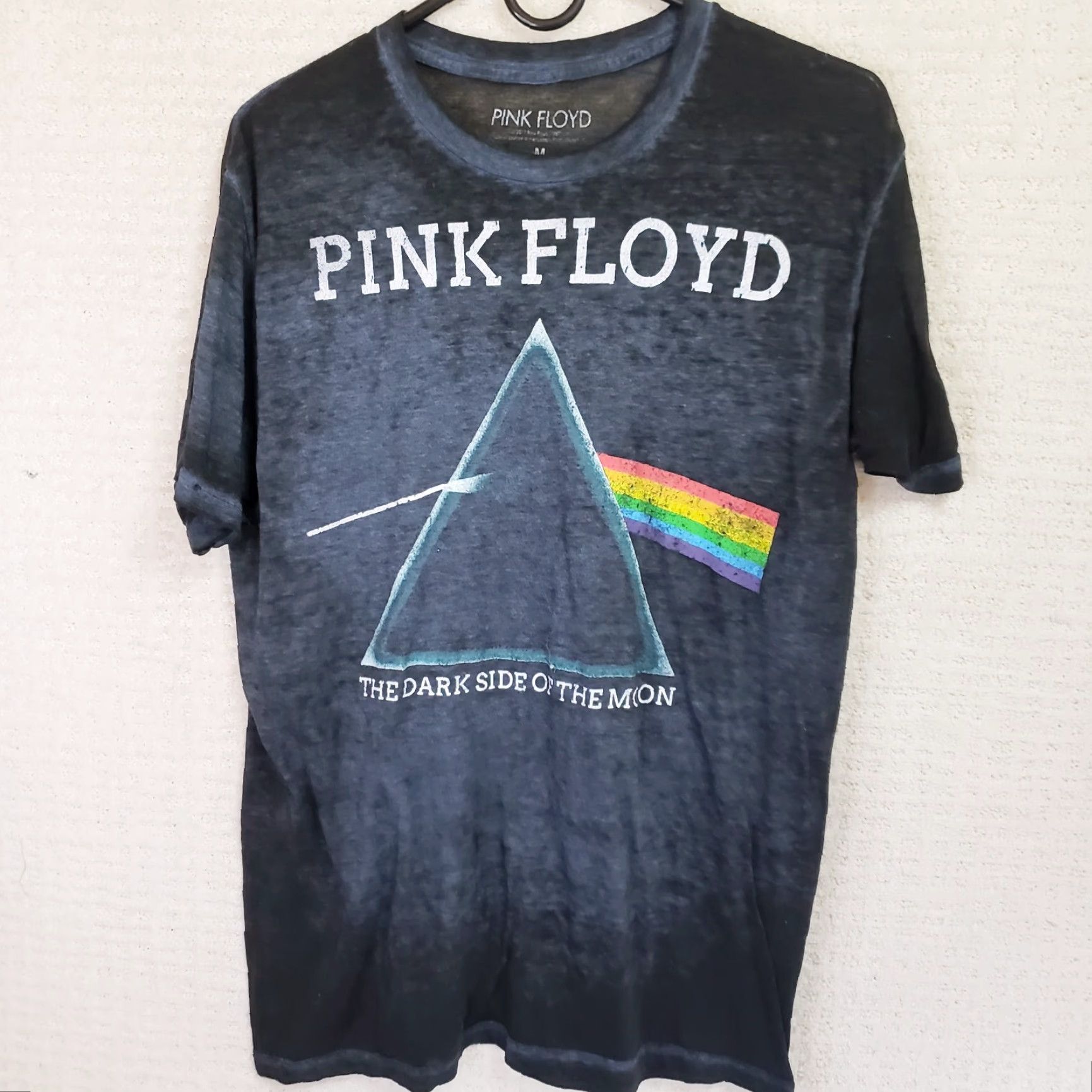 Vintage Pink Floyd Rock Band Dark Side of the Moon Tee Shirt M Black Cotton Crew Neck Short Sleeve Graphic Logo Vintage: No Mens Regular Size M Size US M / EU 48-50 / 2 - 2 Thumbnail