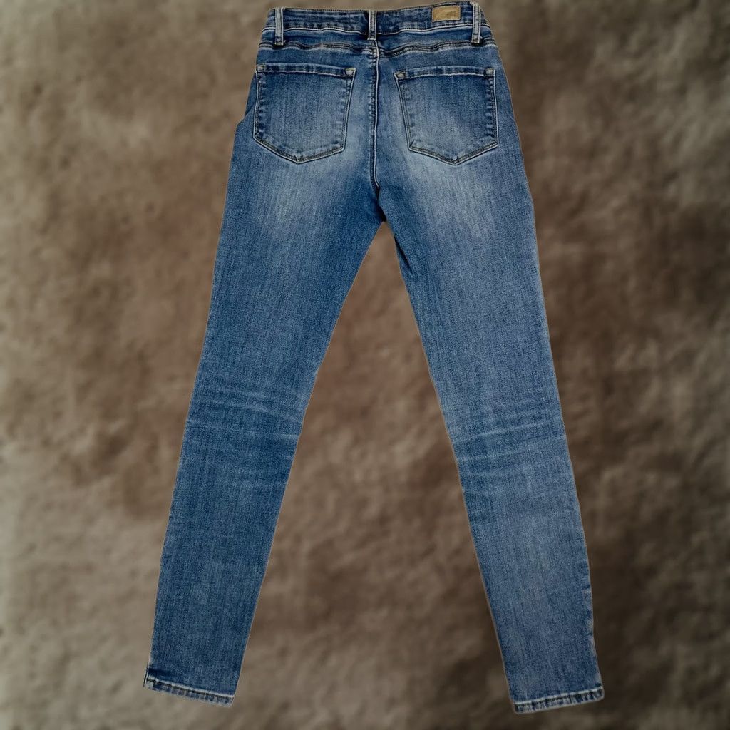 Rsq RSQ Jeans Womens Mid Rise Jeggings 25 28 Inseam Light Wash Blue Zip Closure 4.75" Leg Opening Denim 5-Pocket undefined Mens? Size 42" / US 20 - 1 Thumbnail