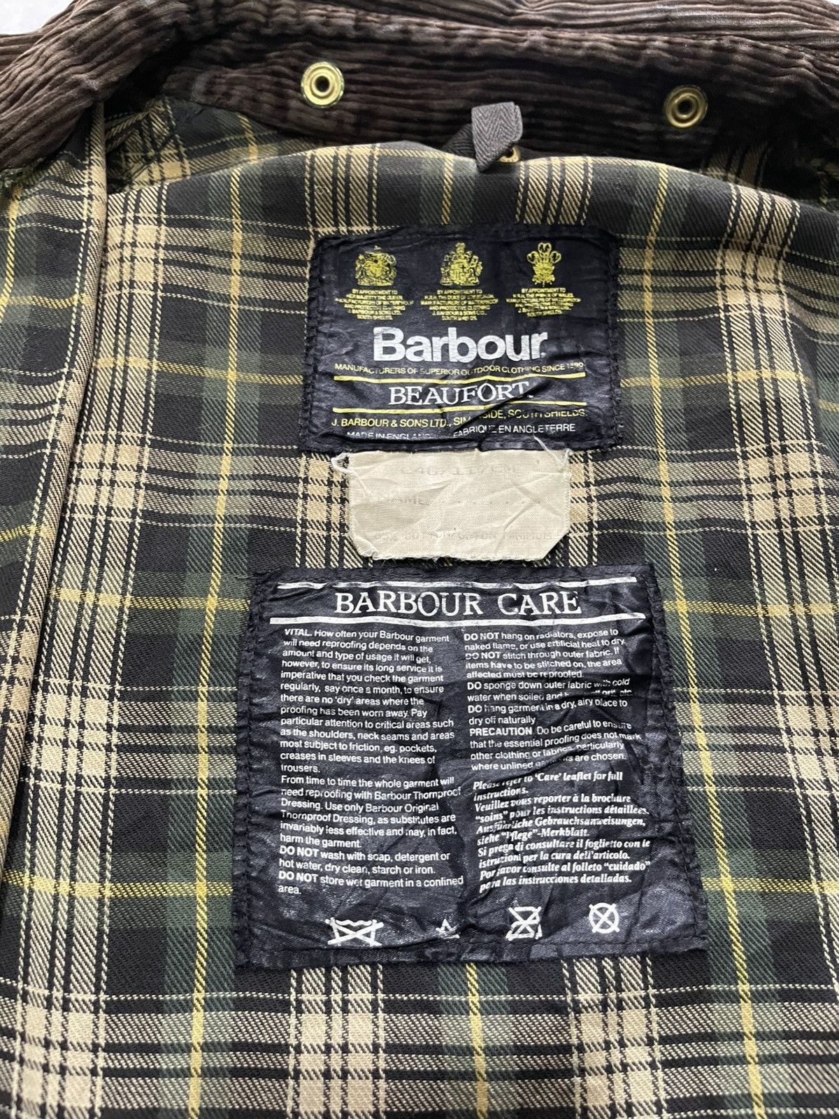 Barbour Distresssed Barbour Wax Jacket Size US L / EU 52-54 / 3 - 15 Thumbnail