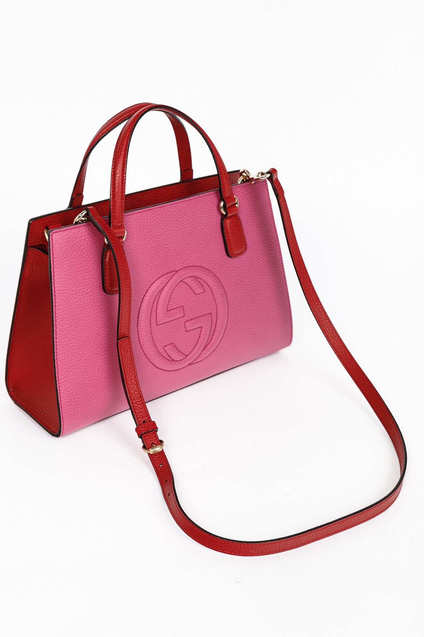 Gucci Gucci Medium Soho GG Leather Top Handle Tote Size ONE SIZE - 6 Thumbnail