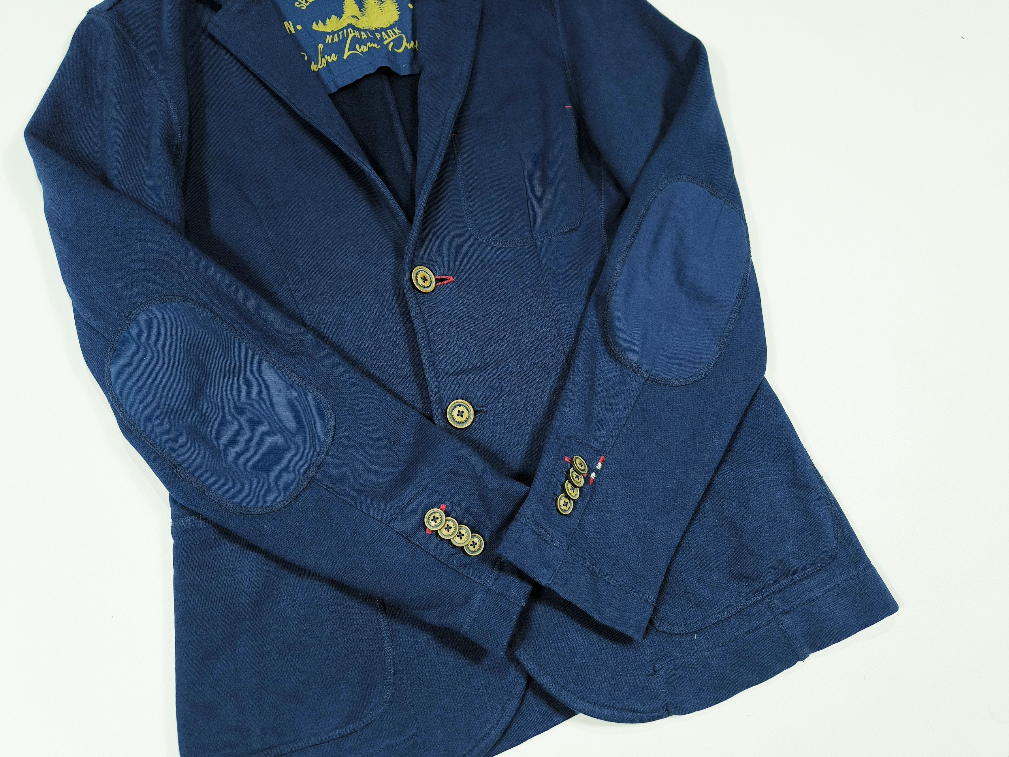 Napapijri Napapijri Blue Cotton Blend Blazer Jacket Size M Size US M / EU 48-50 / 2 - 6 Thumbnail